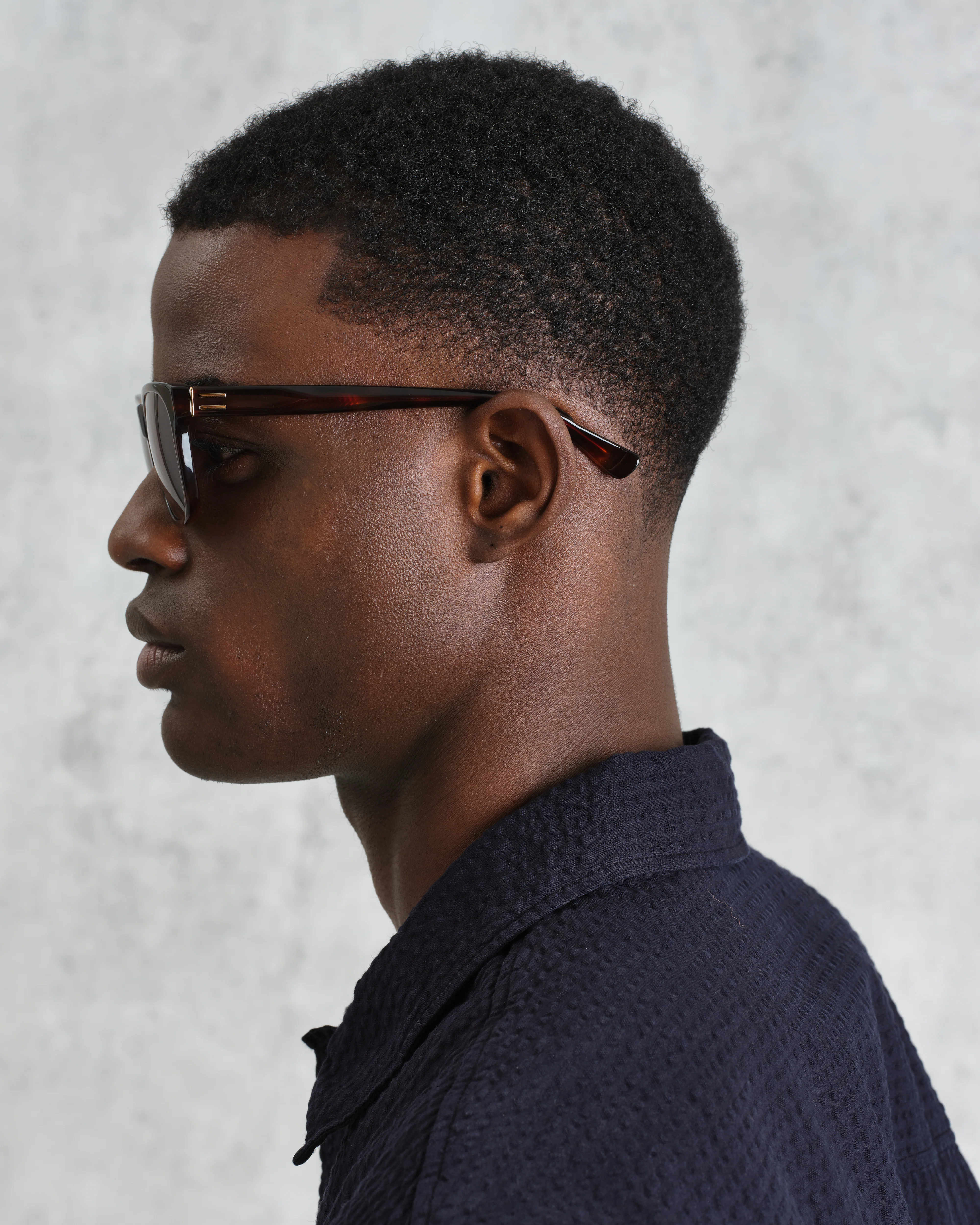Eltham - Tortoiseshell Acetate Square Sunglasses - Image 3
