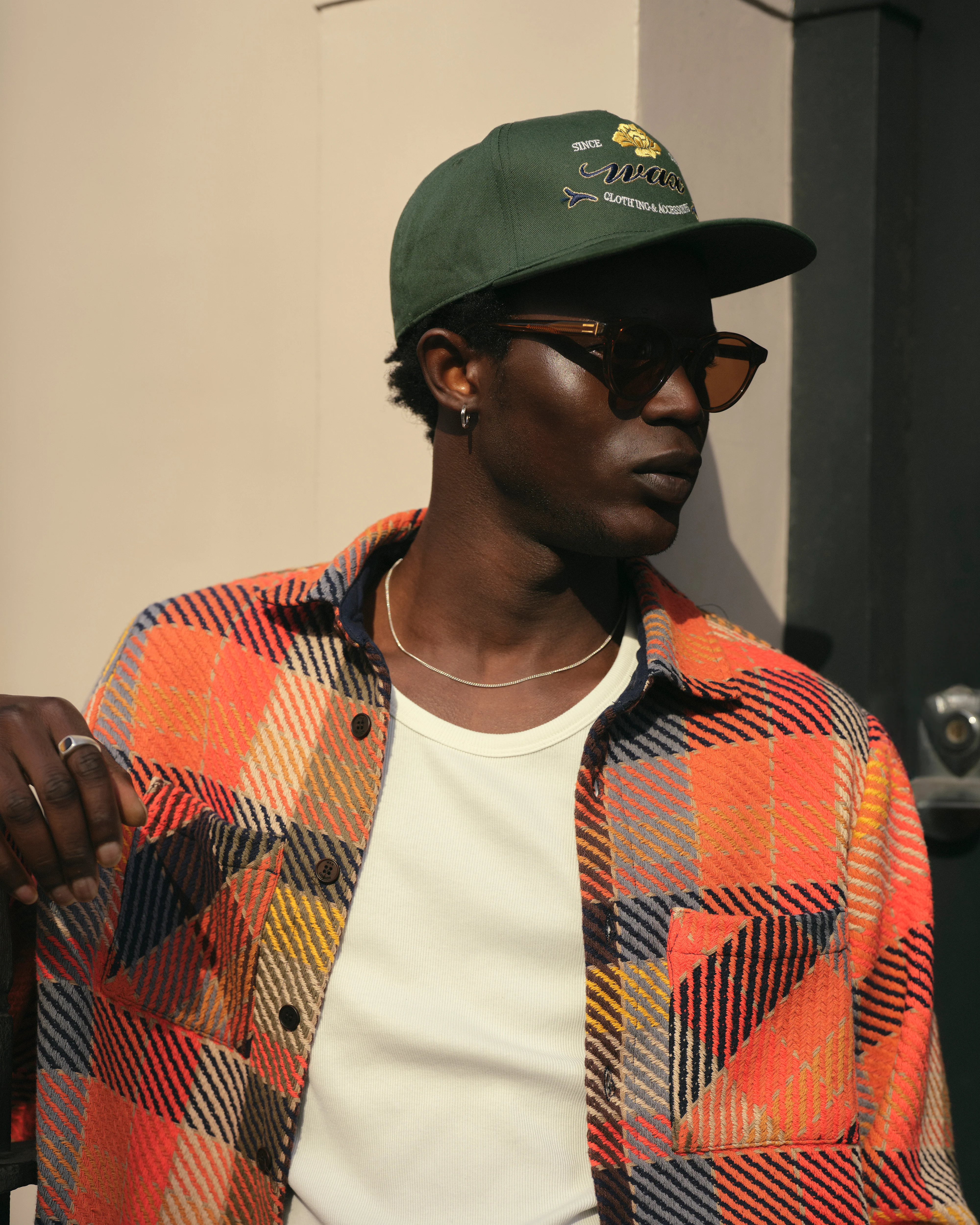 Farrell - Dark Green Cotton Trucker Cap - Image 2