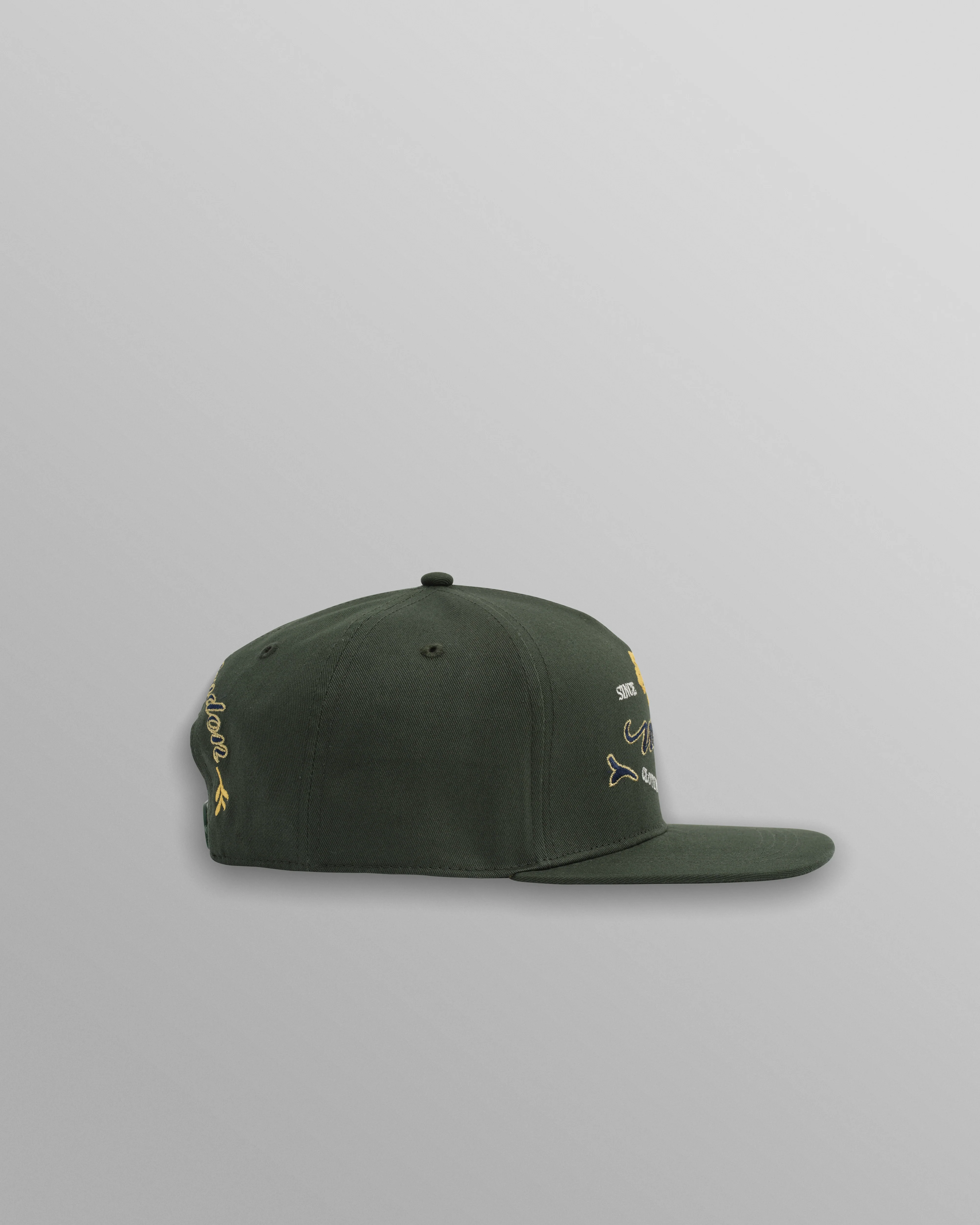 Farrell - Dark Green Cotton Trucker Cap - Image 4