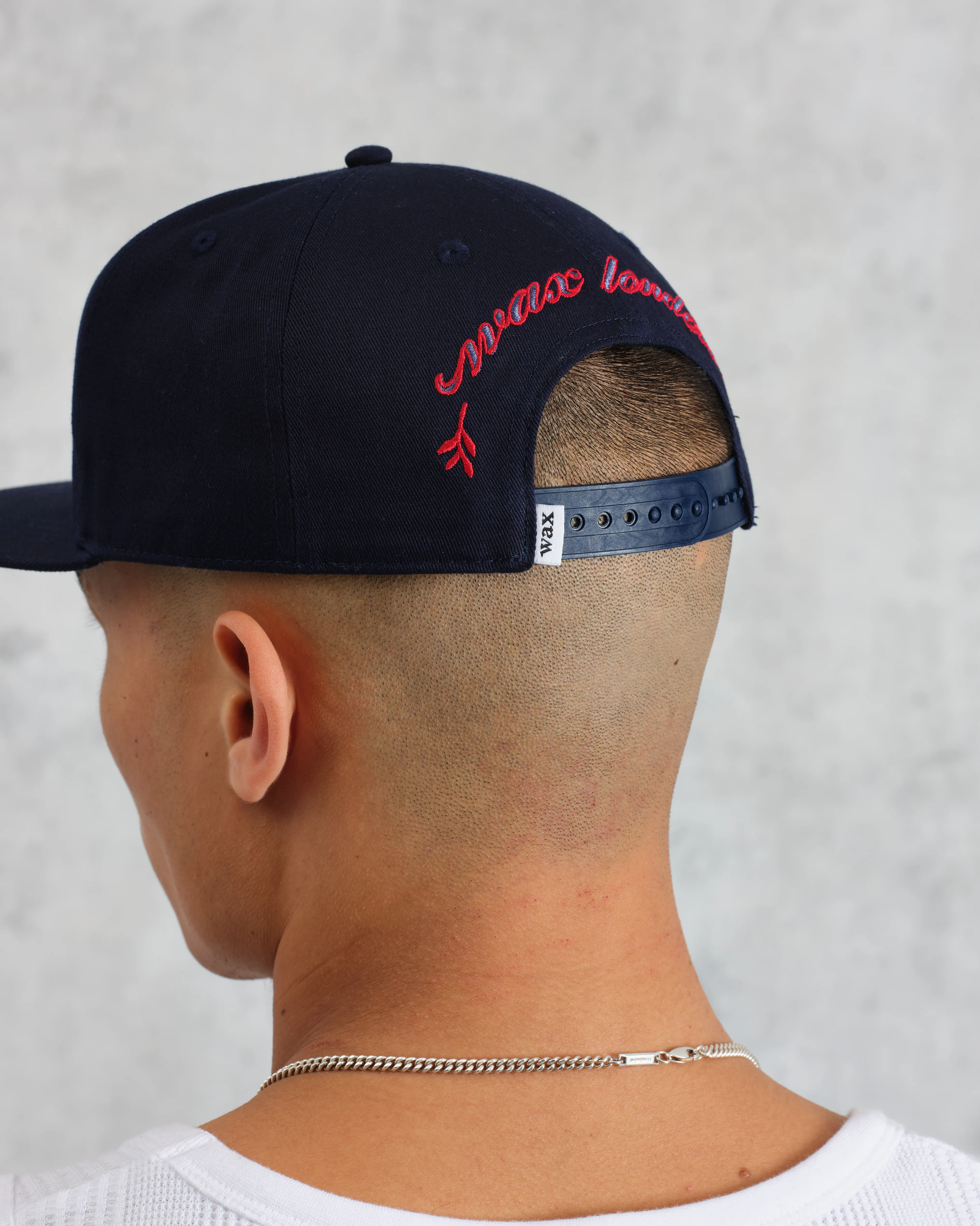 Farrell - Navy Cotton Trucker Cap - Image 4