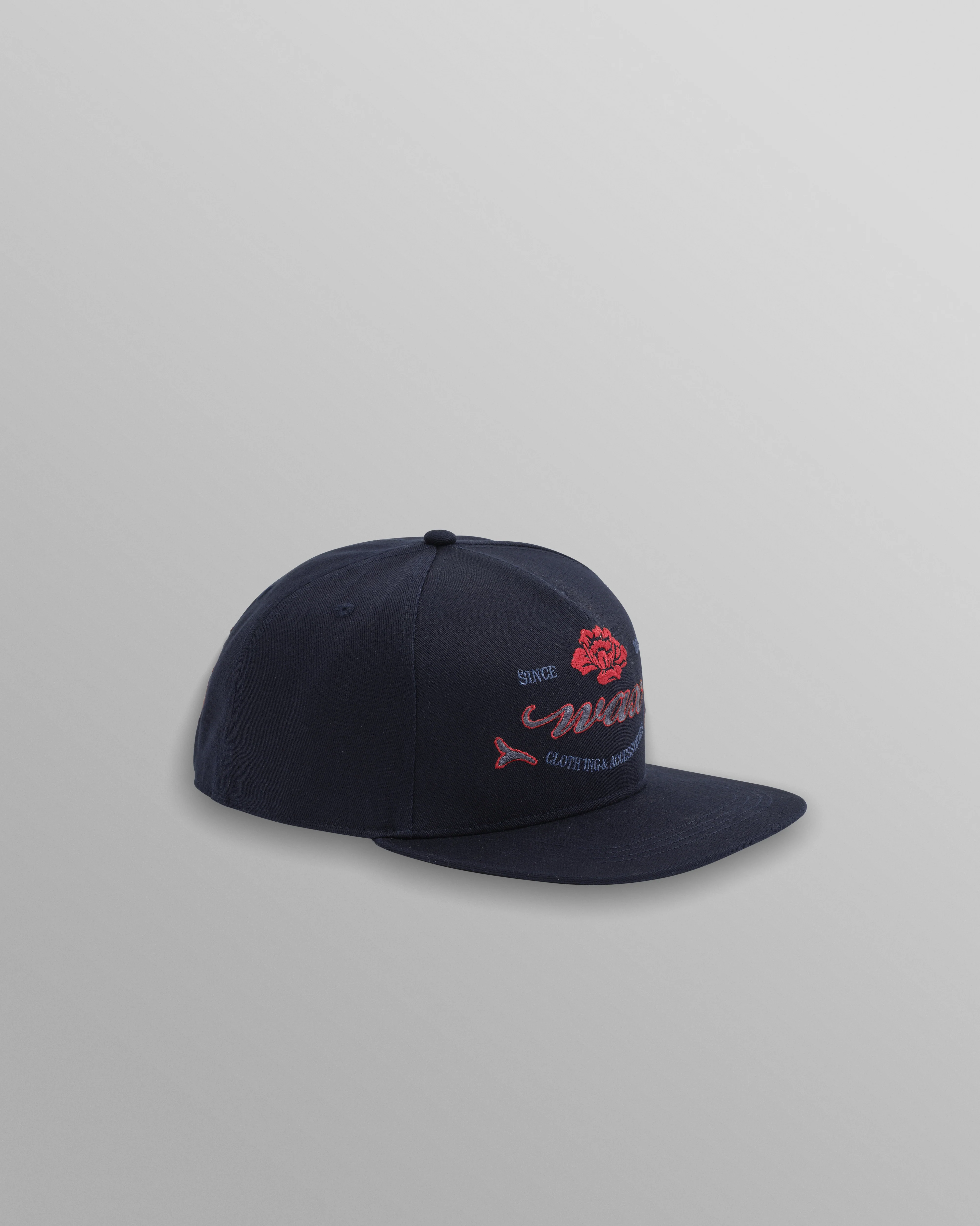 Farrell - Navy Cotton Trucker Cap - Image 6