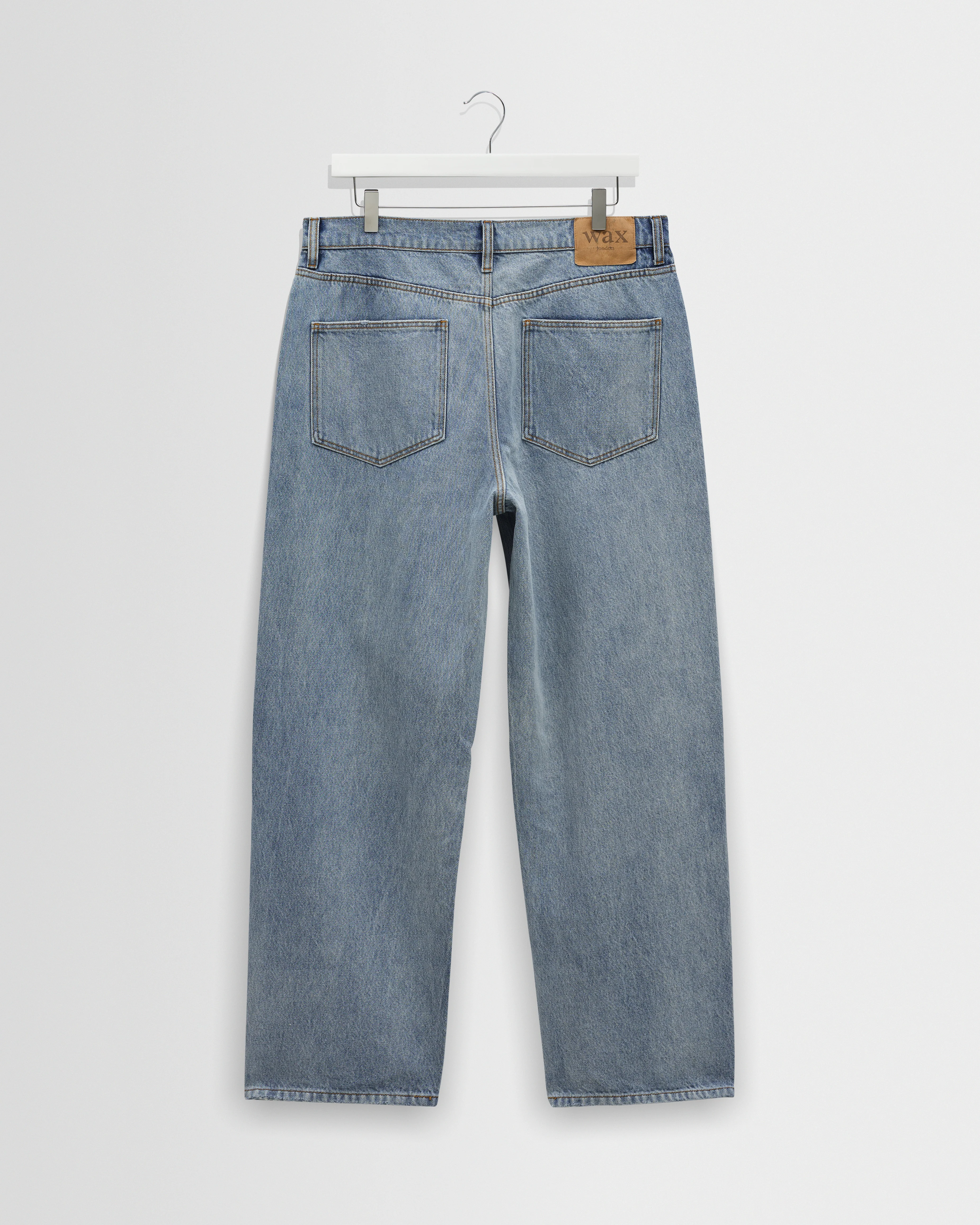 Felix - Light Blue Wash Loose Fit Denim Jeans - Image 6