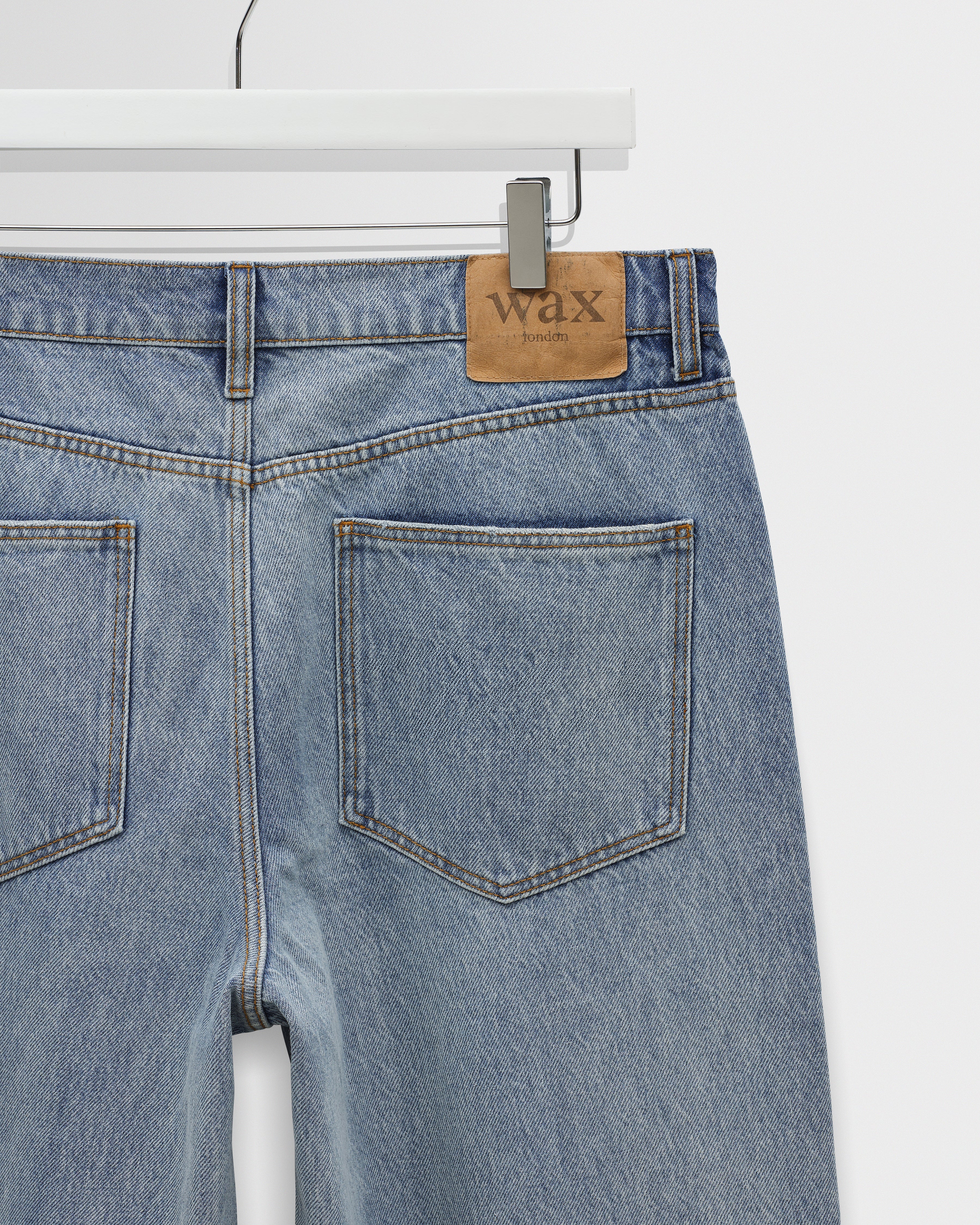 Felix - Light Blue Wash Loose Fit Denim Jeans - Image 7