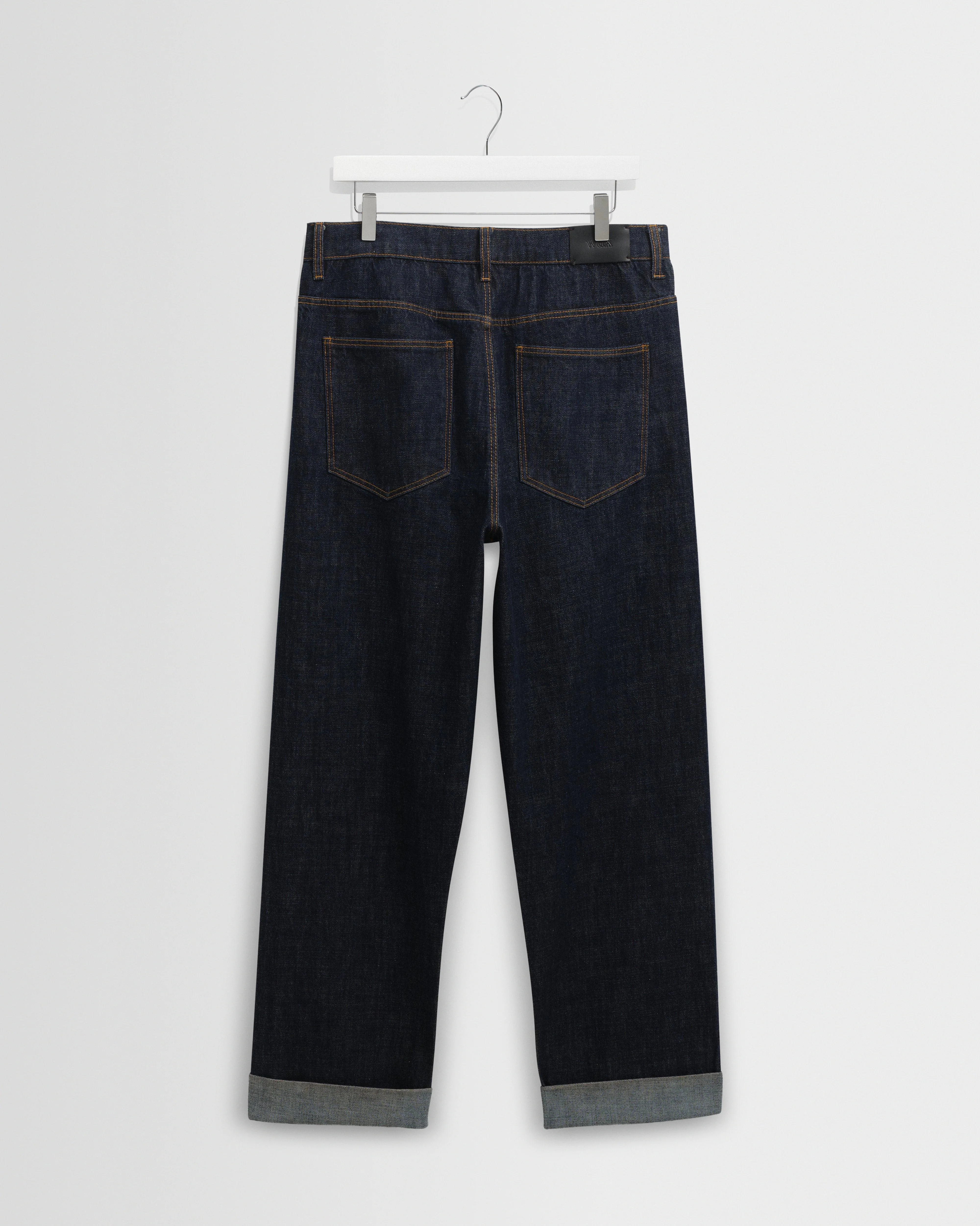 Felix - Rinse Wash Selvedge Loose Fit Denim Jeans - Image 8