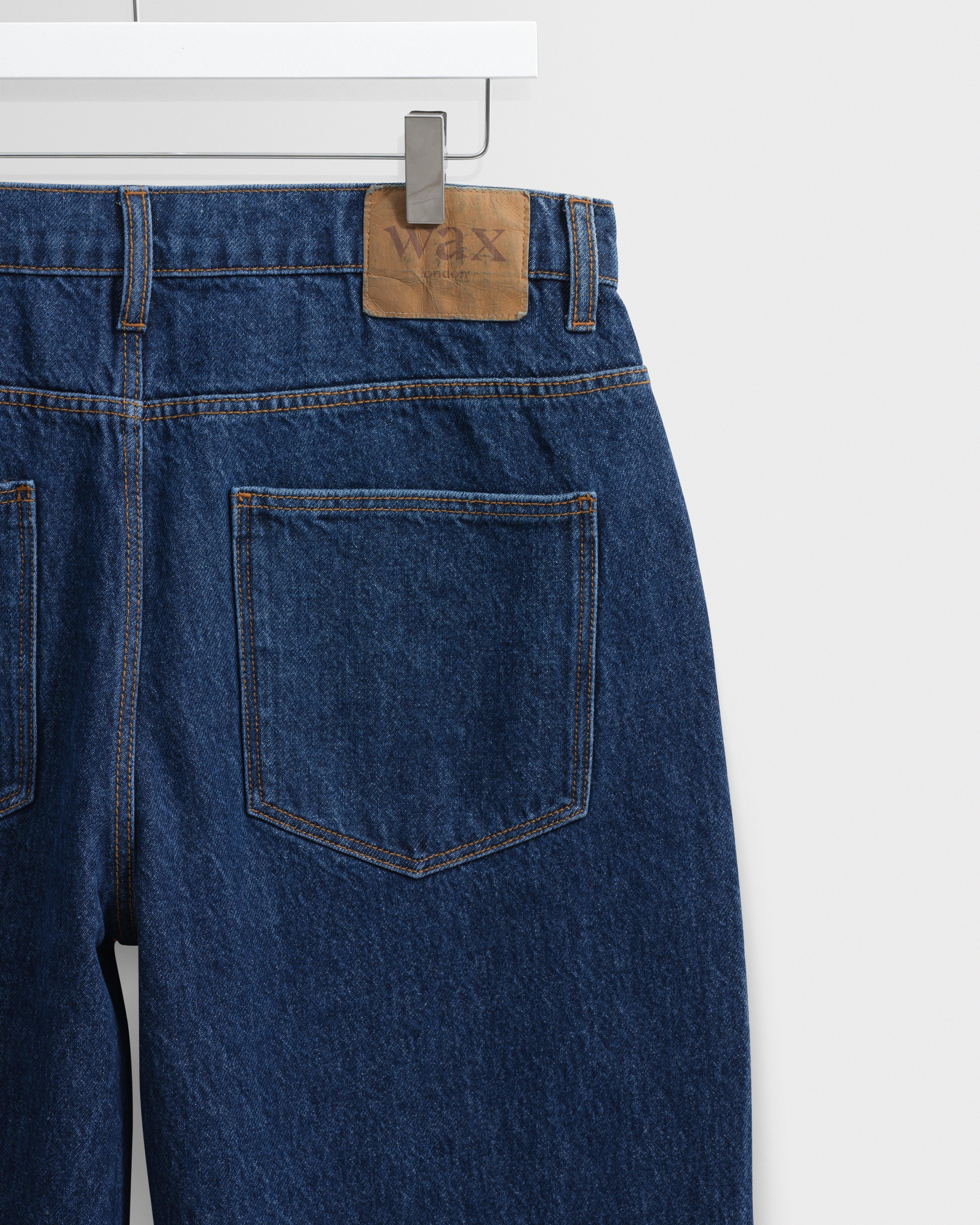 Felix - Vintage 90s Blue Wash Loose Fit Denim Jeans - Image 9