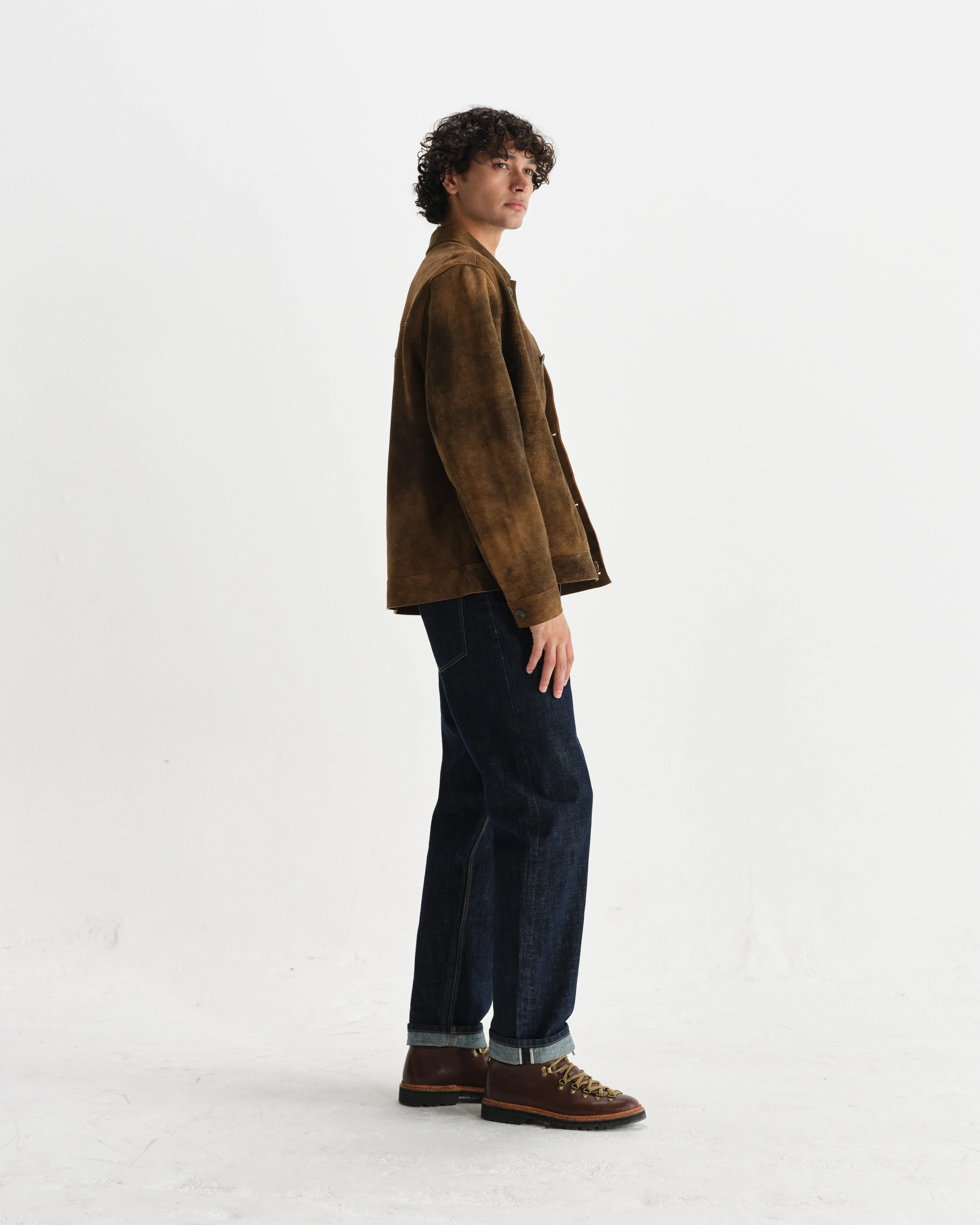 Fen - Tonal Brown Suede Jacket - Image 5