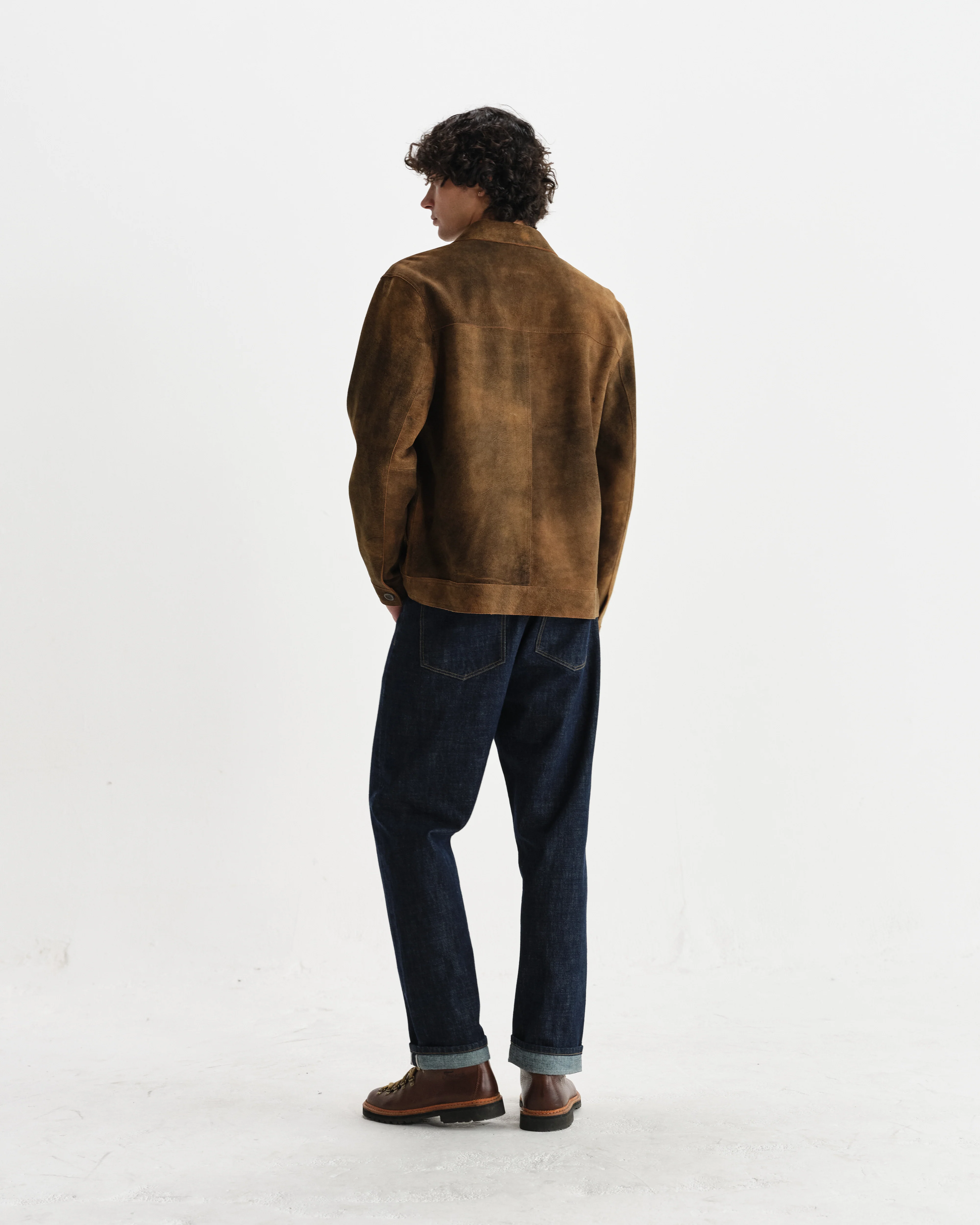 Fen - Tonal Brown Suede Jacket - Image 6