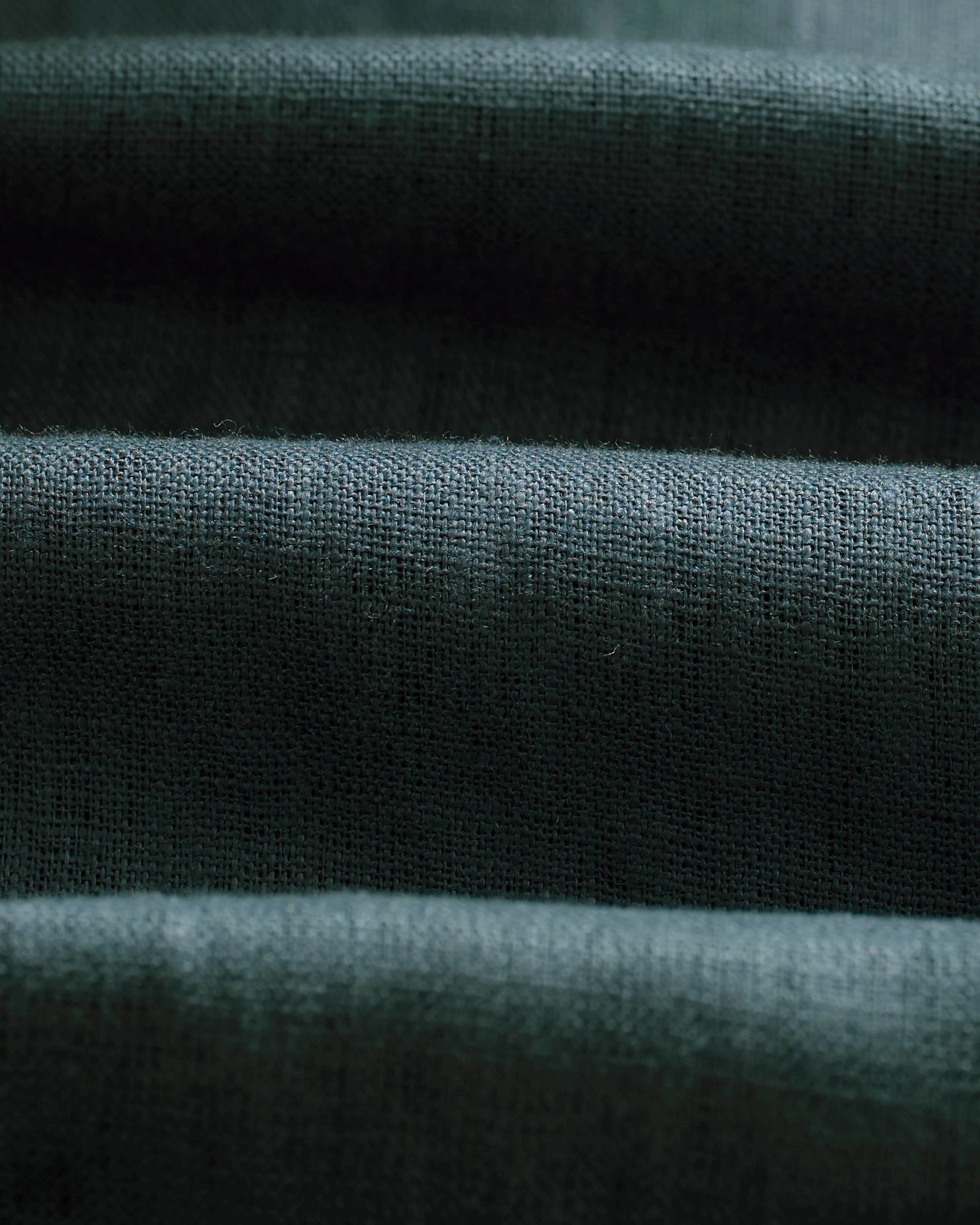 Fintry - Dark Green Linen Single-Breasted Blazer - Image 11