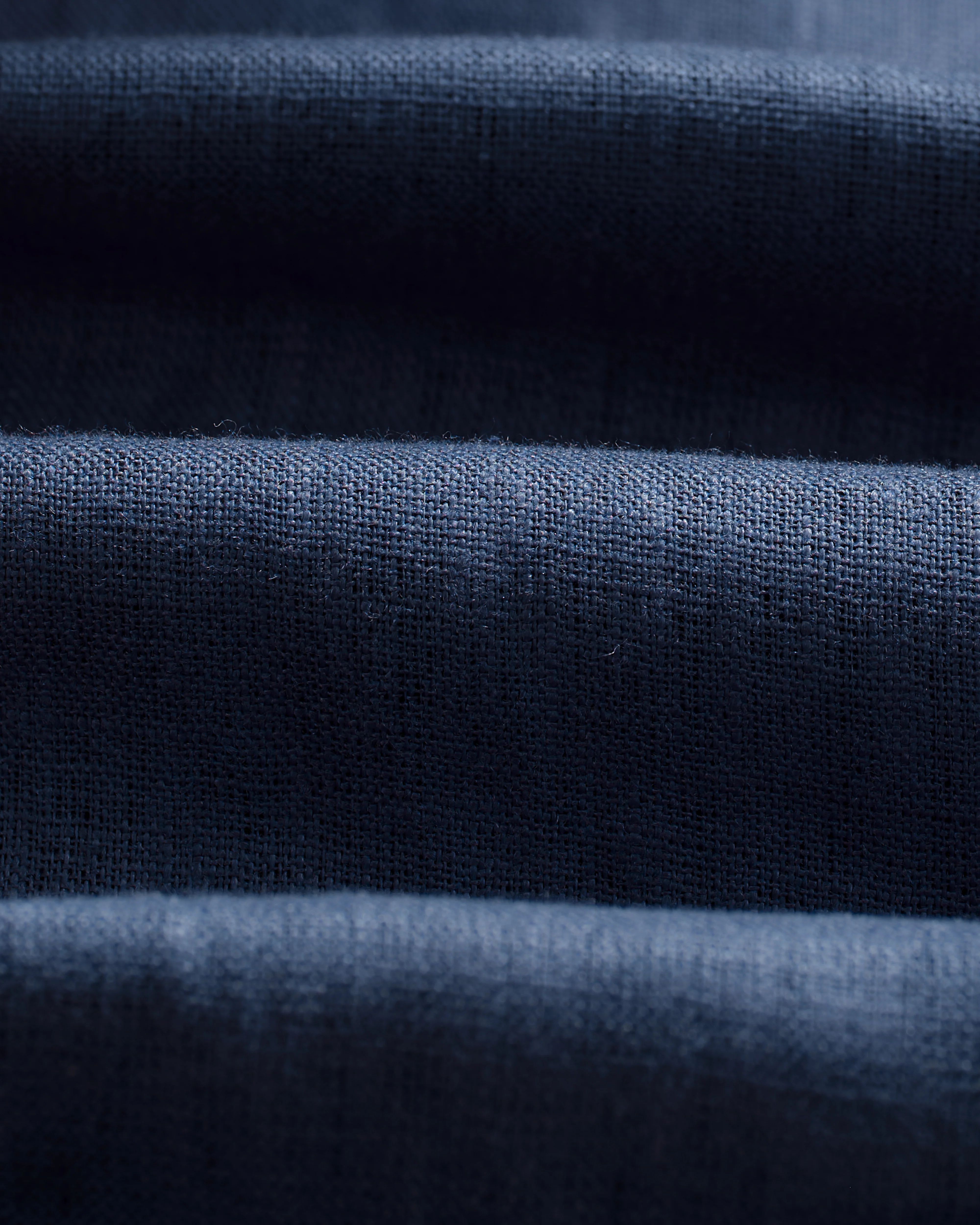 Fintry - Mid Blue Linen Single-Breasted Blazer - Image 11