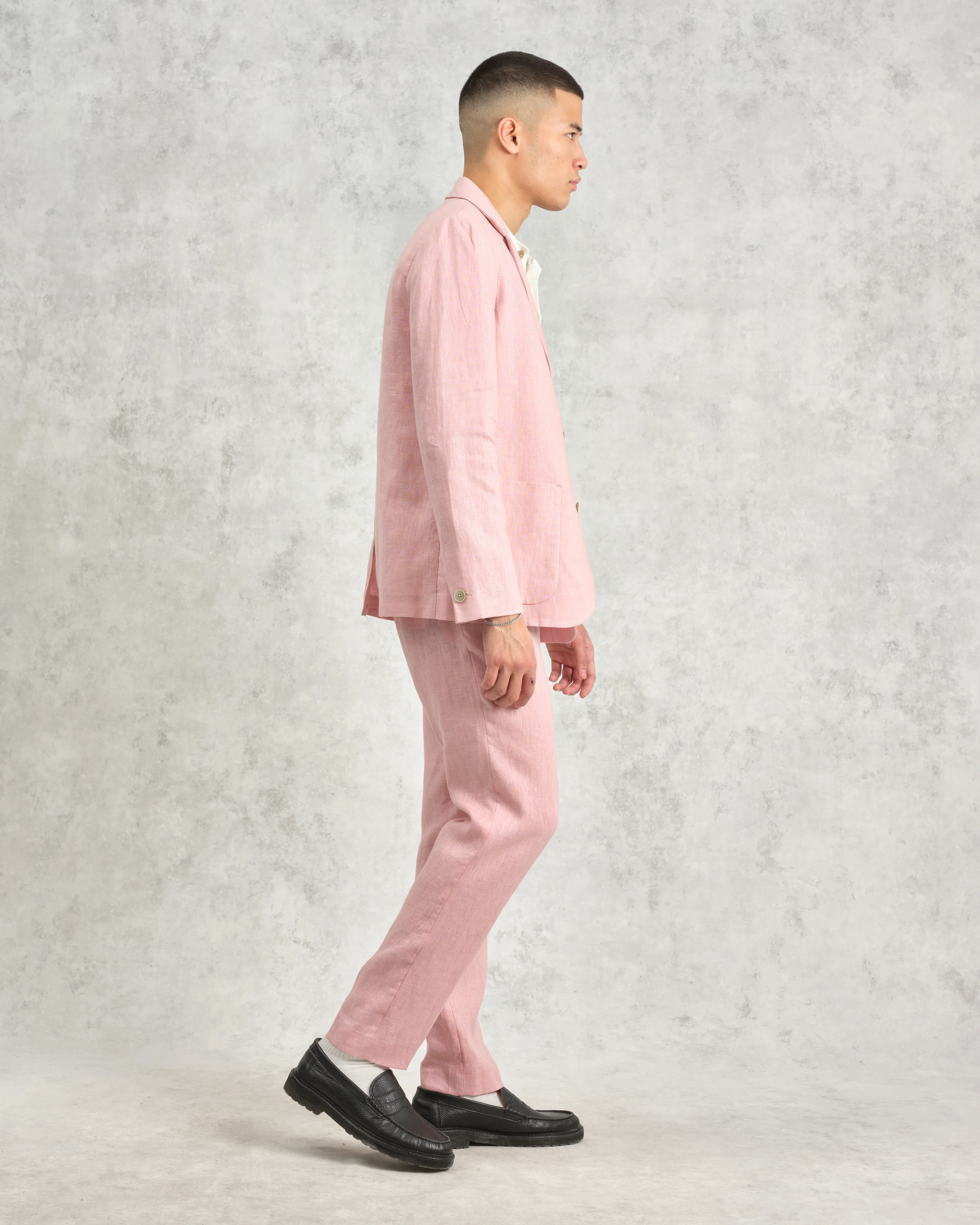 Fintry - Pale Pink Linen Blazer - Image 7