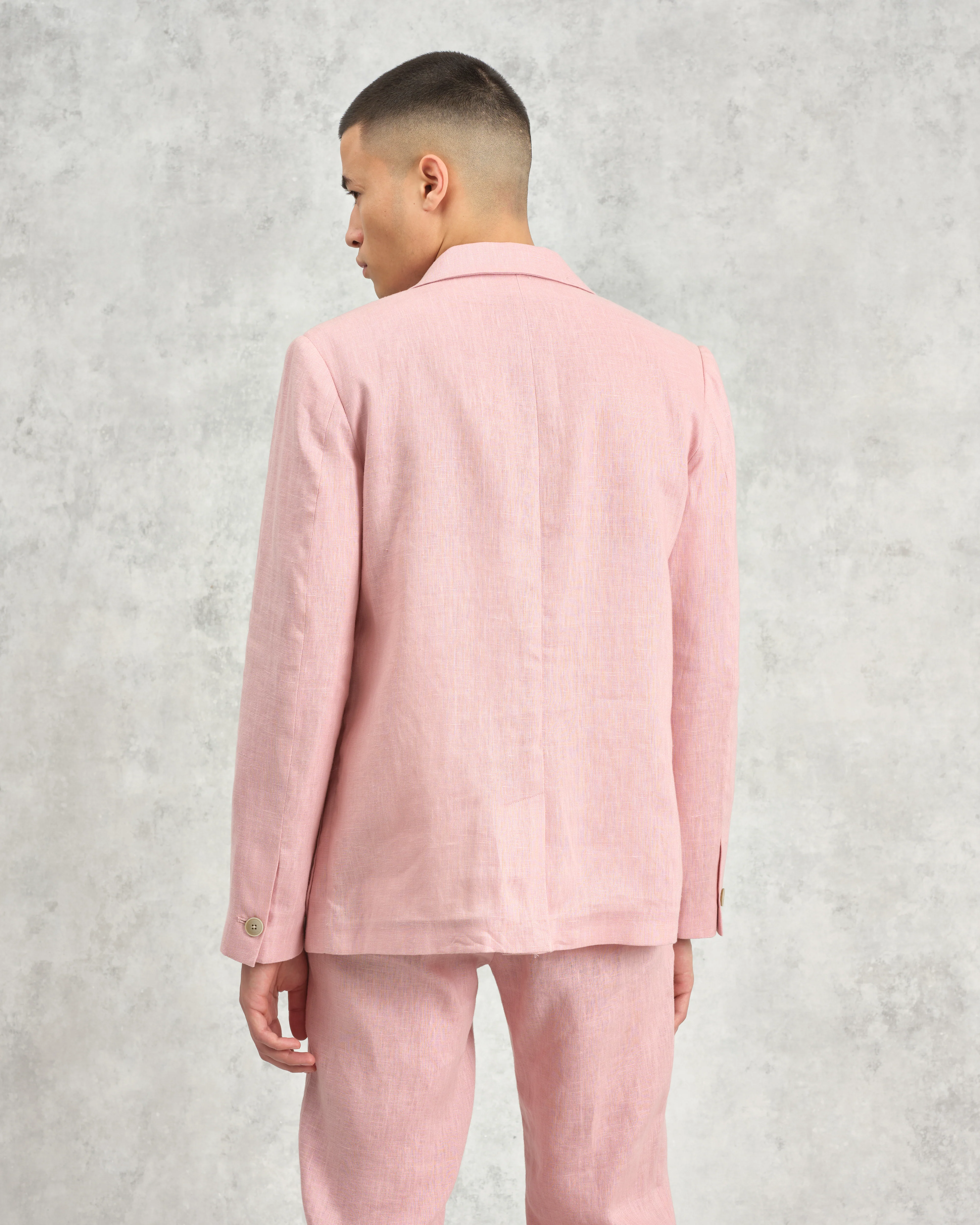 Fintry - Pale Pink Linen Blazer - Image 9