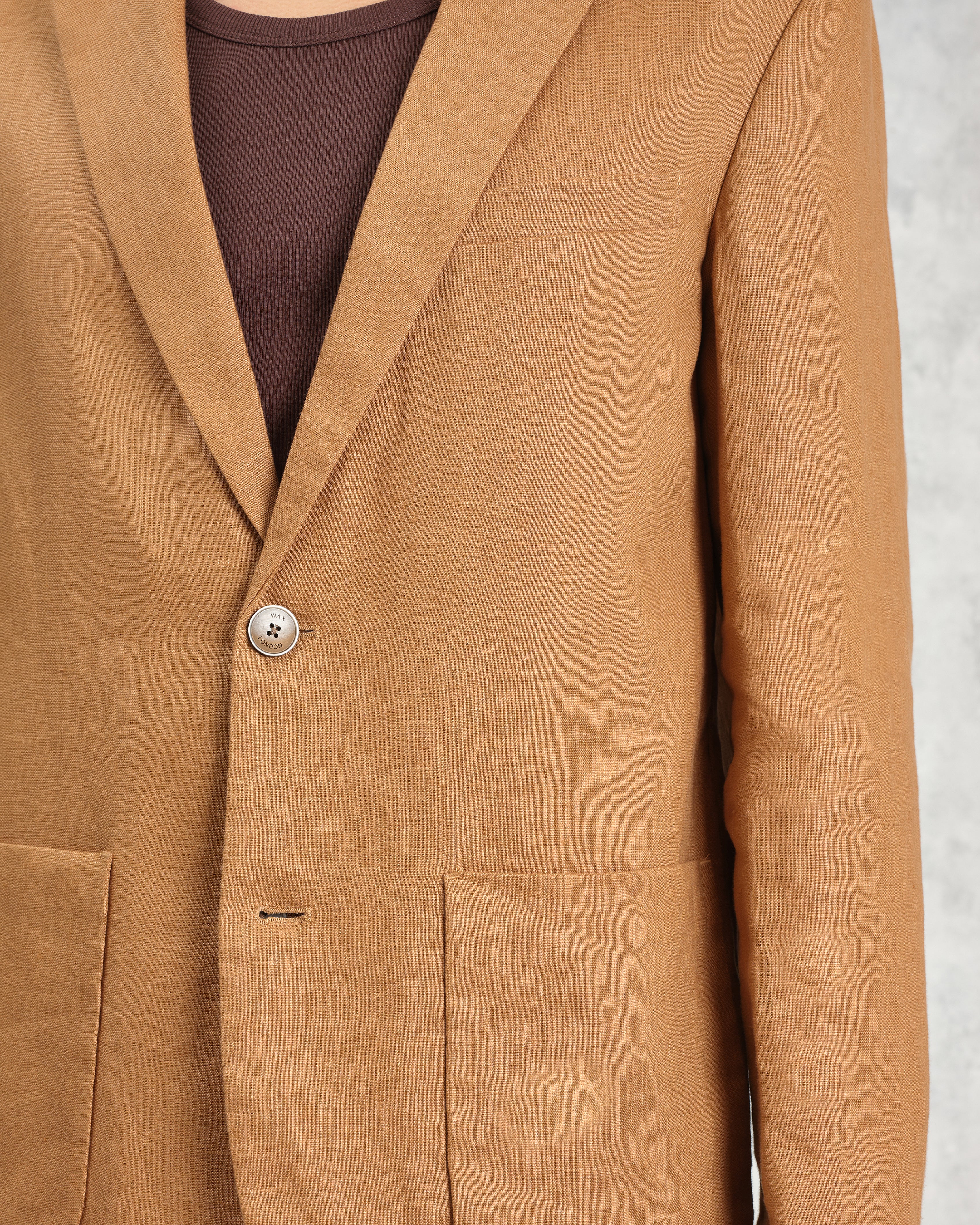 Fintry - Tan Linen Blazer - Image 5
