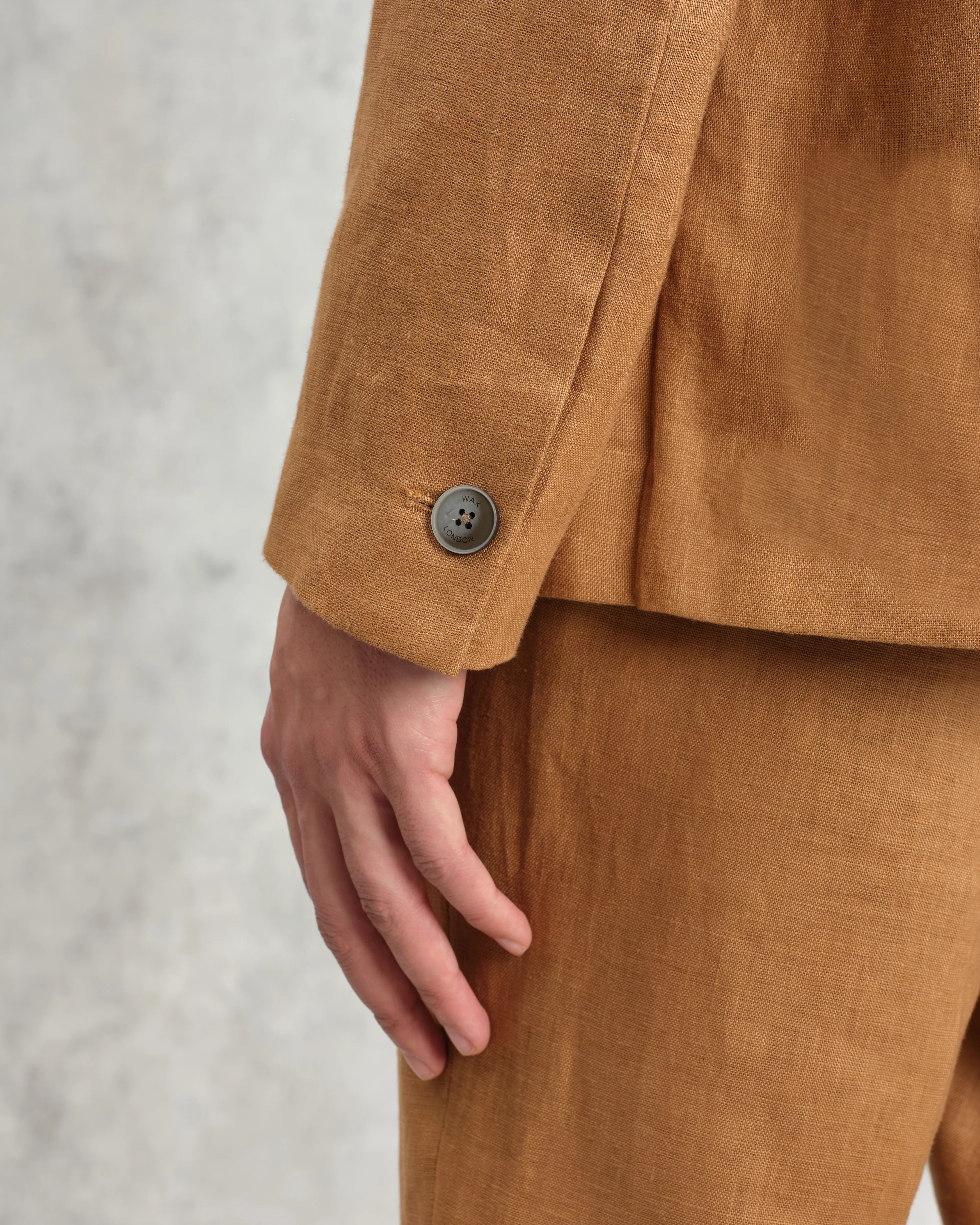 Fintry - Tan Linen Blazer - Image 7