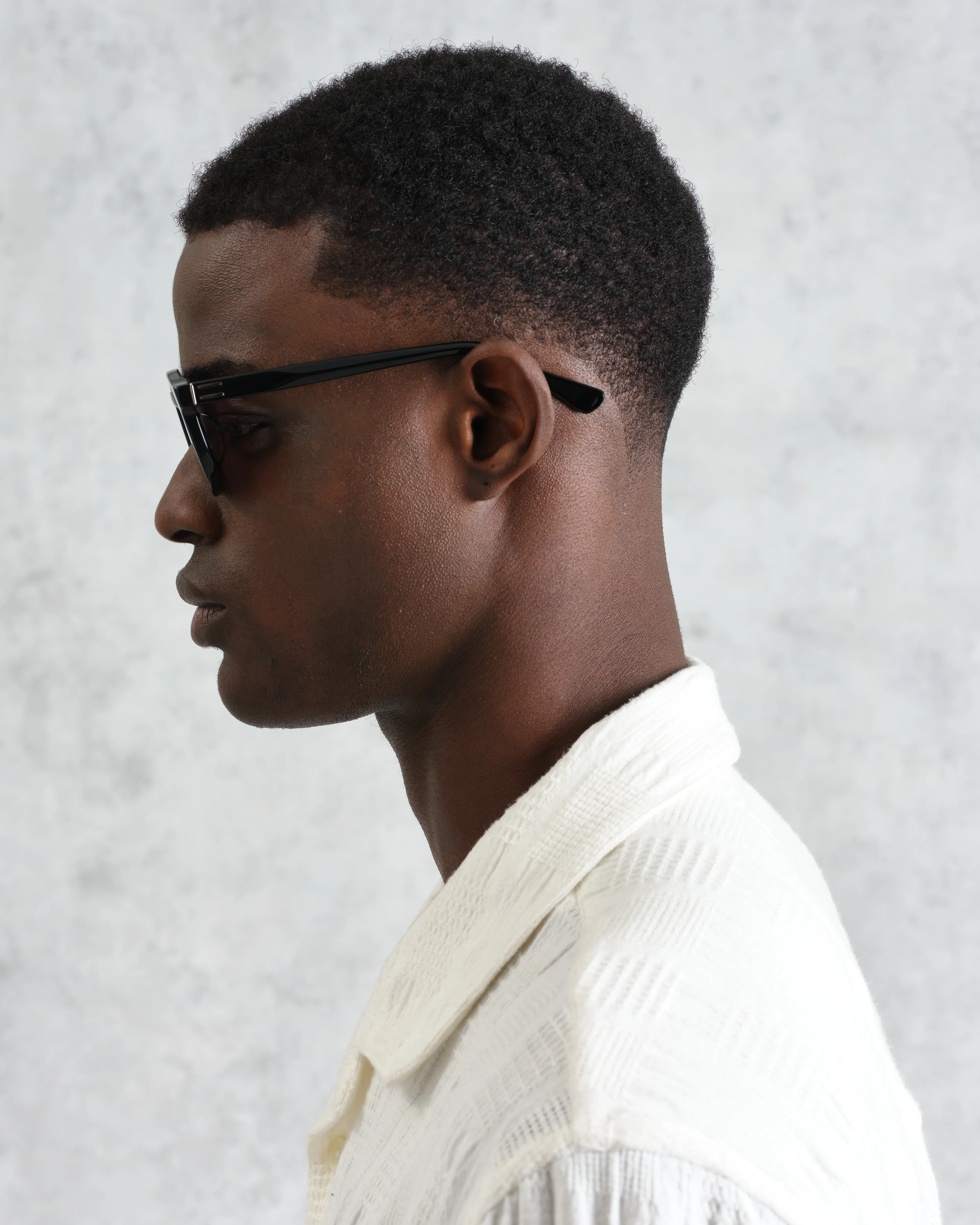 Fulham - Black Acetate Round Sunglasses - Image 3