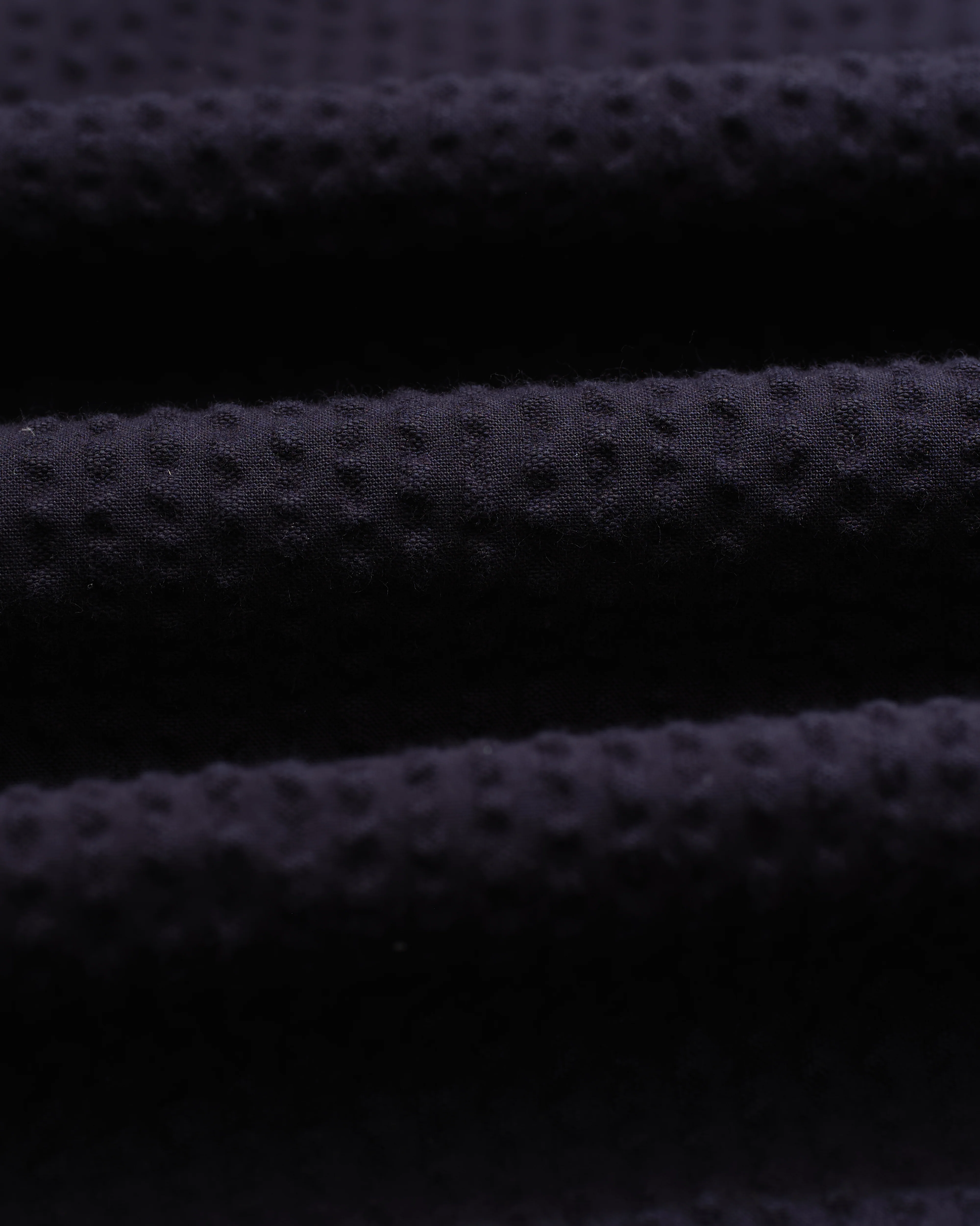 Fuller - Navy Cotton Seersucker Shorts - Image 12