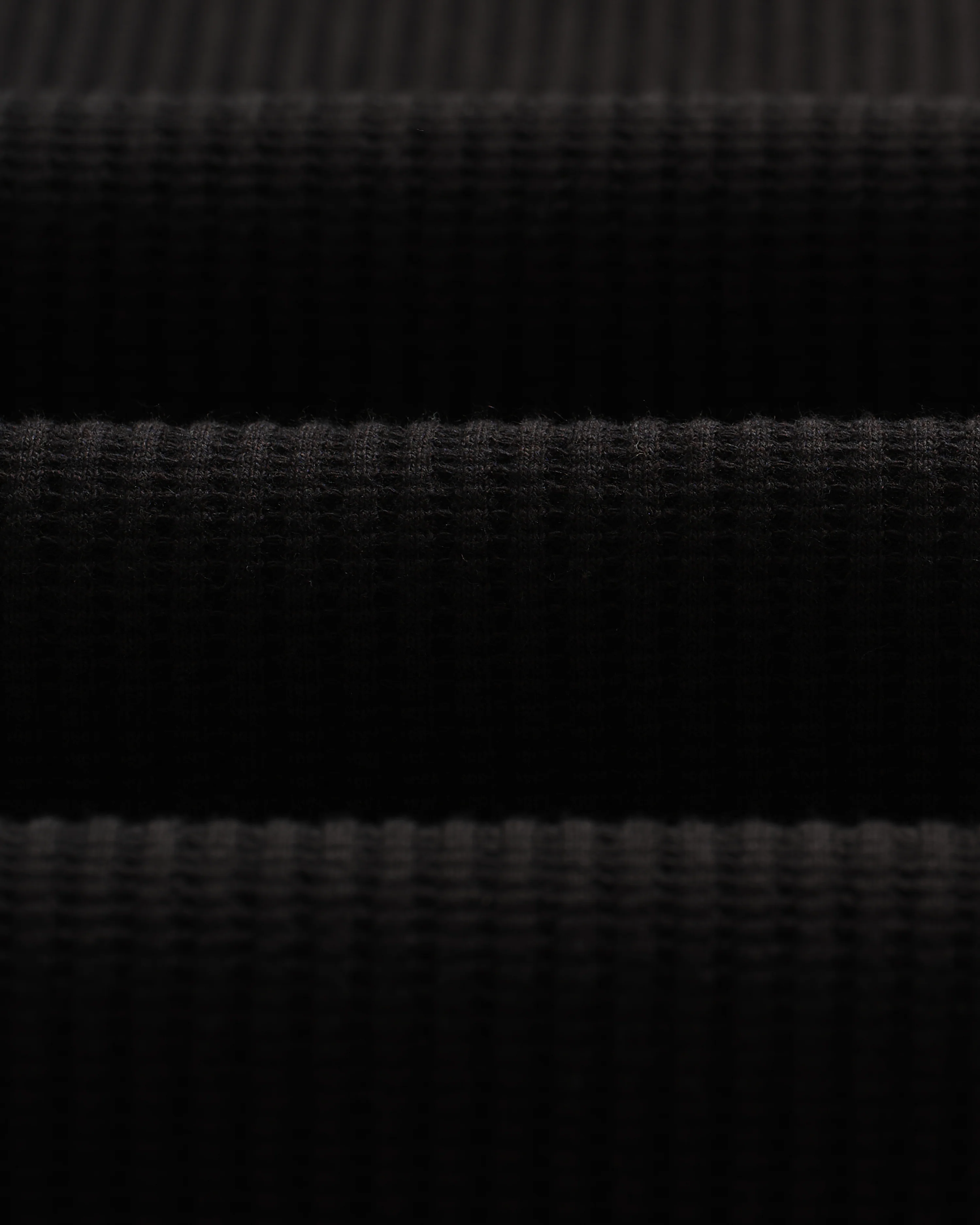 Guildford - Black Structured Waffle Cardigan - Image 9