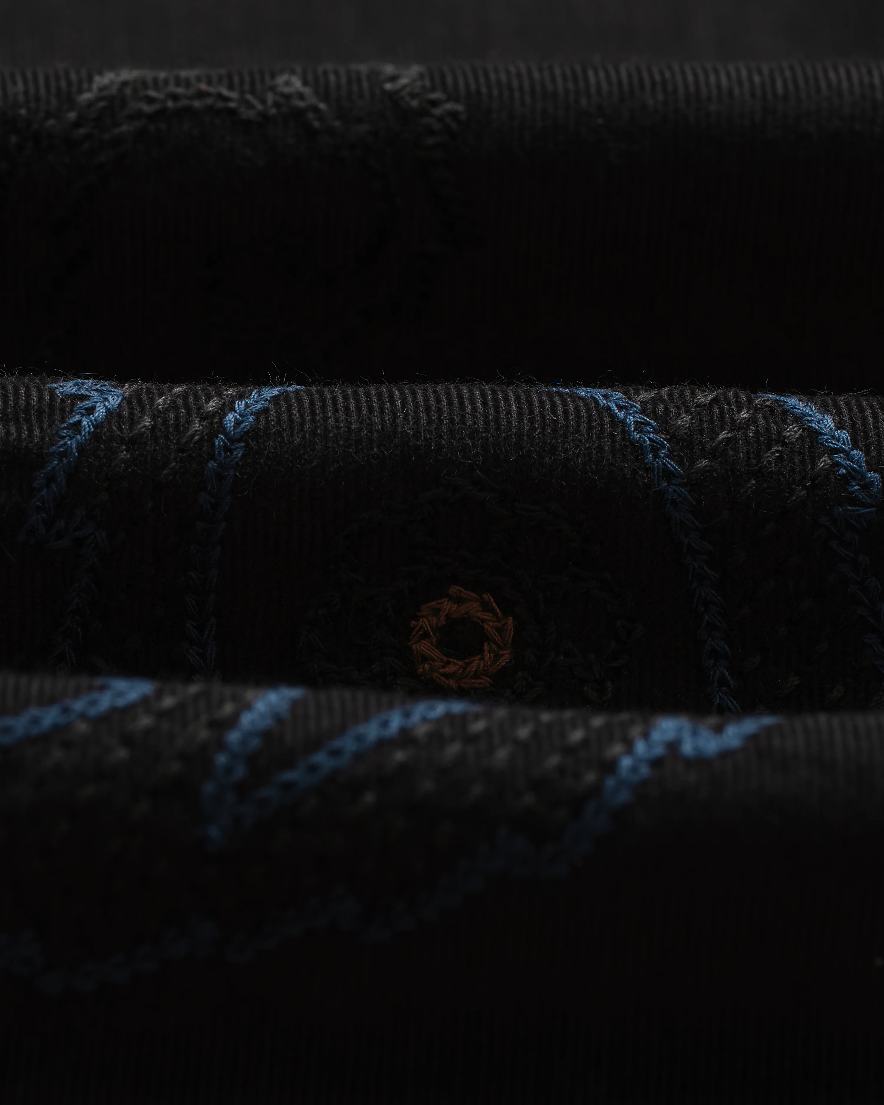 Halcomb - Black And Multicolour Applique Corduroy Shirt - Image 9