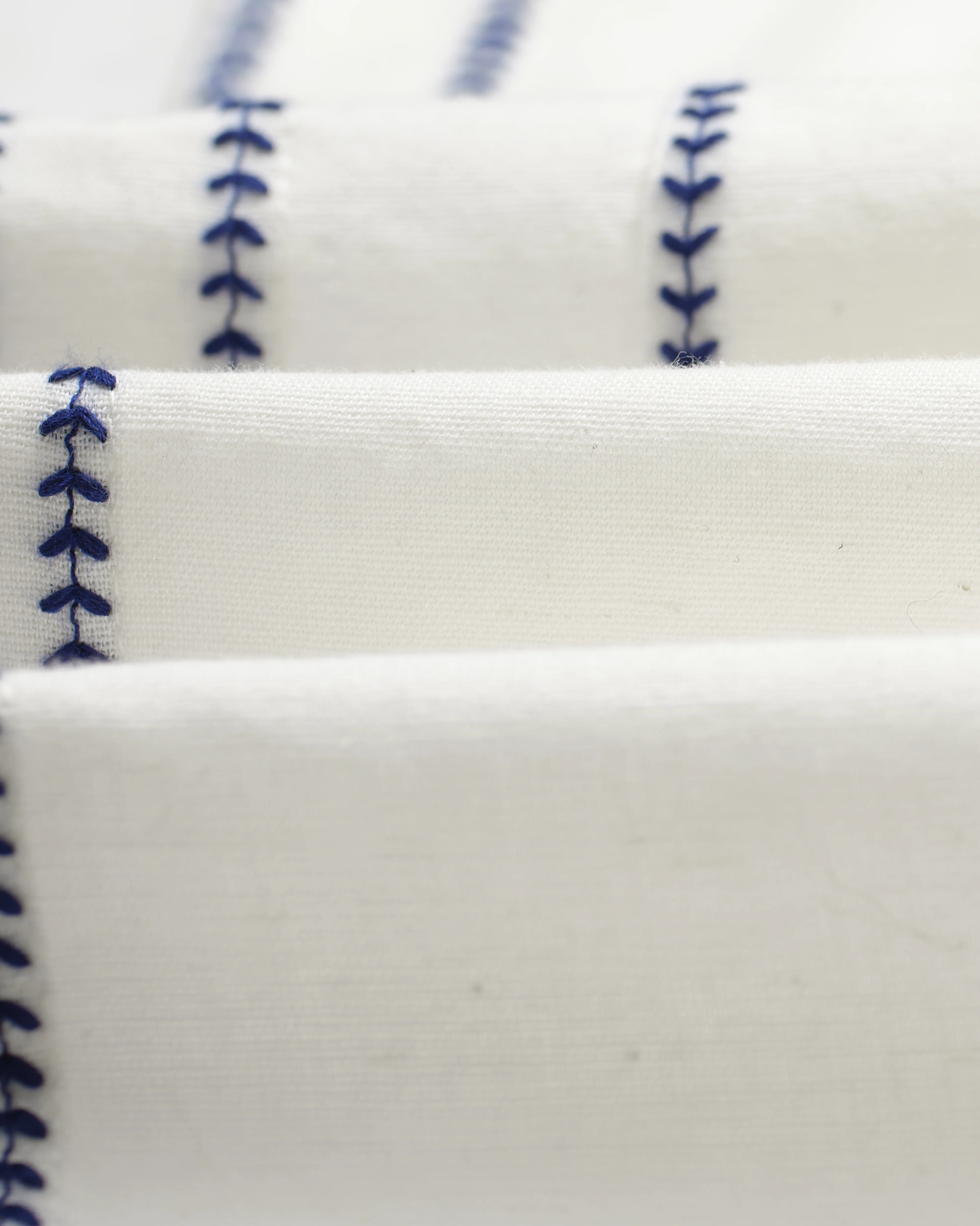 Haven - Ecru And Blue Embroidered Shirt - Image 10