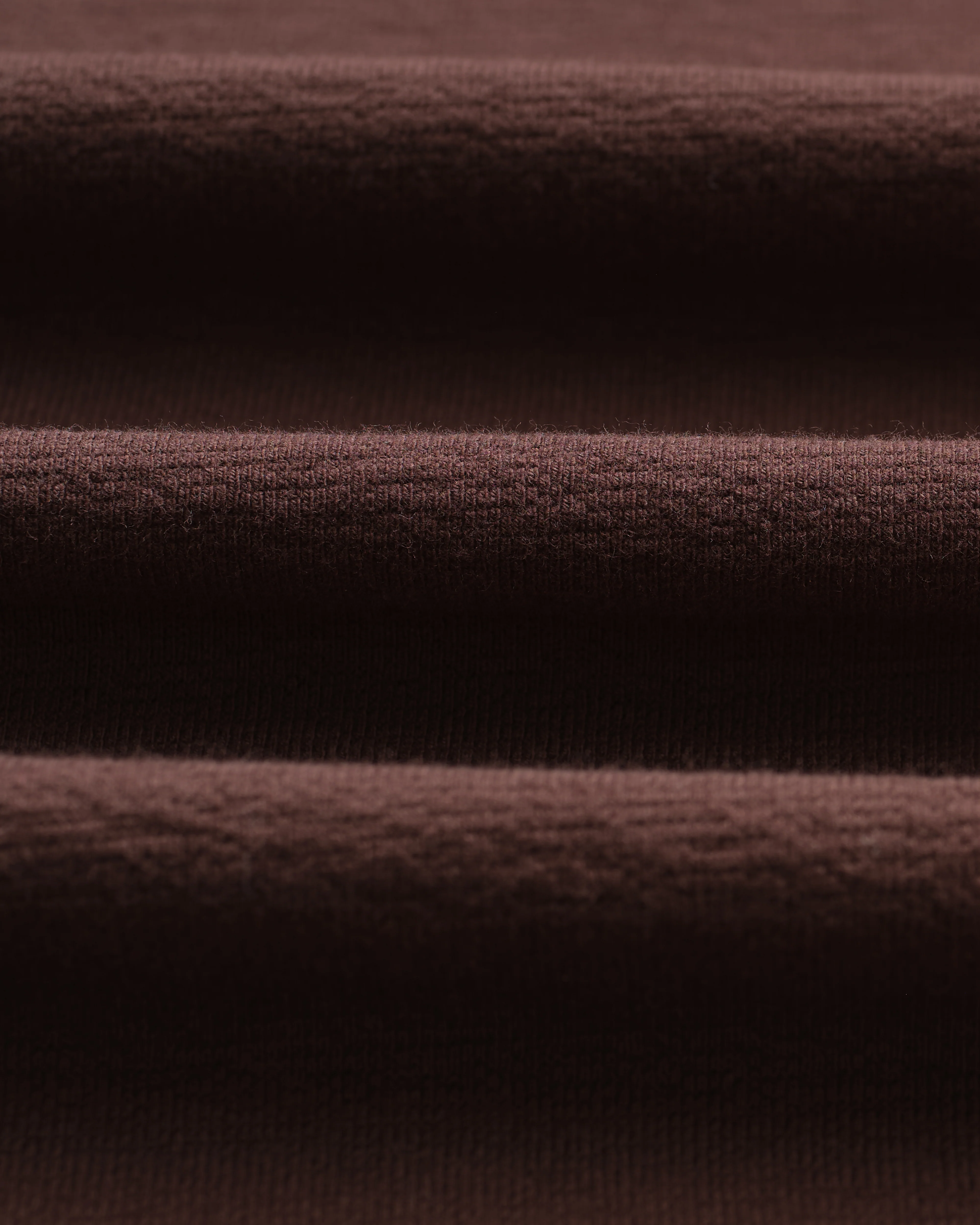 Dean - Dark Brown Textured Organic Cotton T-Shirt - Image 9