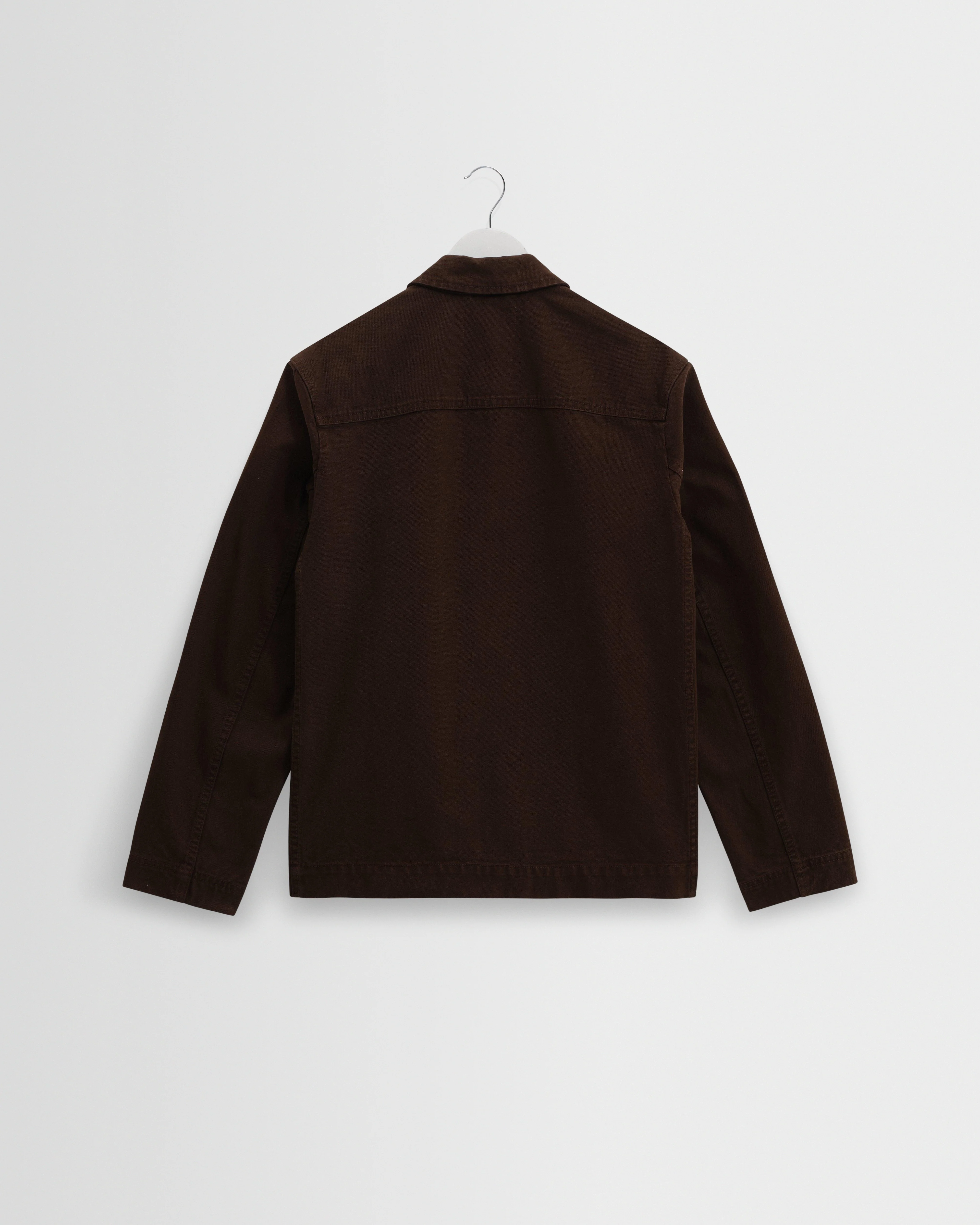 Healey - Brown Organic Cotton Chore Jacket - Image 4