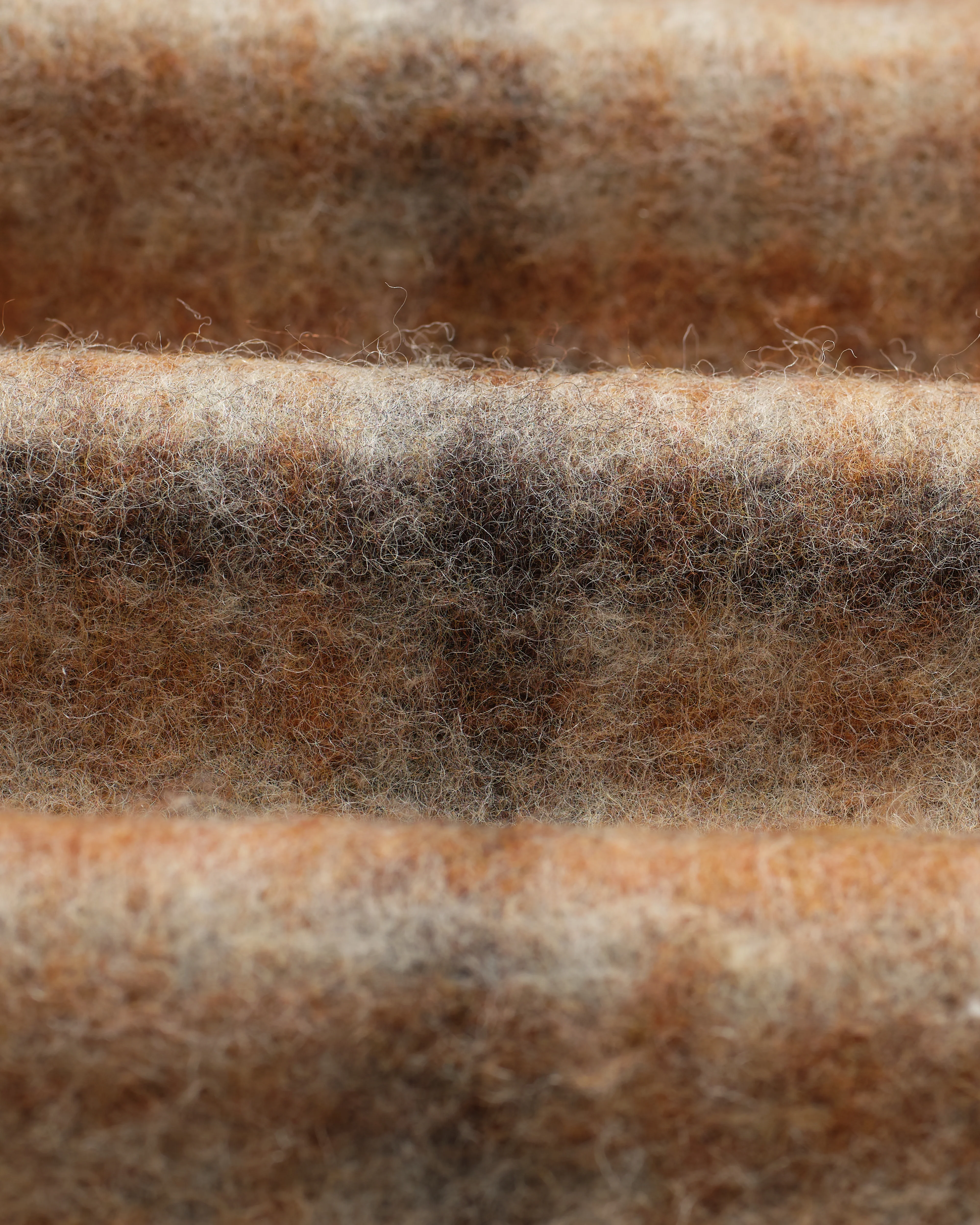 Heath - Natural And Tan Drawn Check Jacket - Image 9