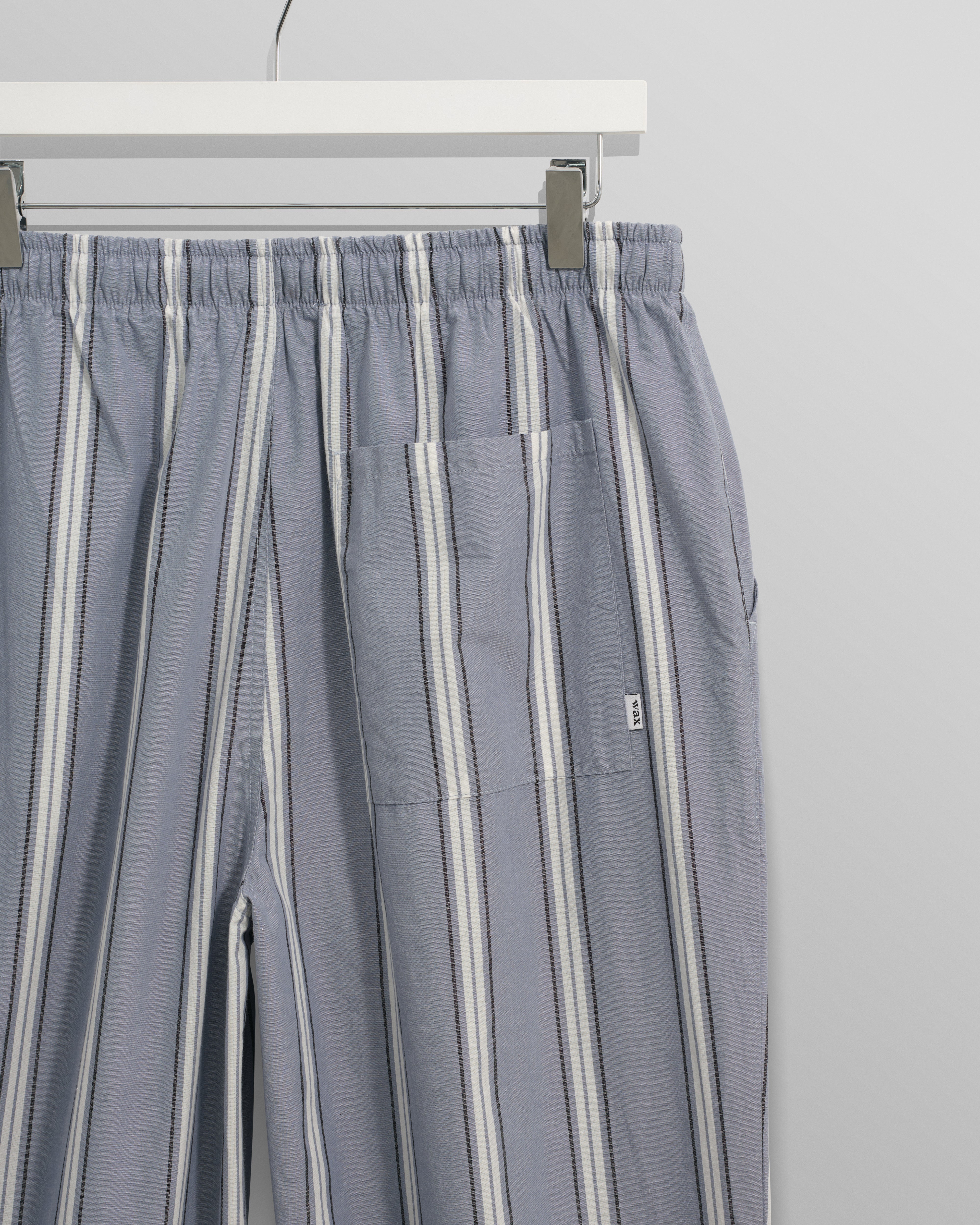 Hutton - Blue And Ecru Oxford Stripe Lounge Trouser - Image 10