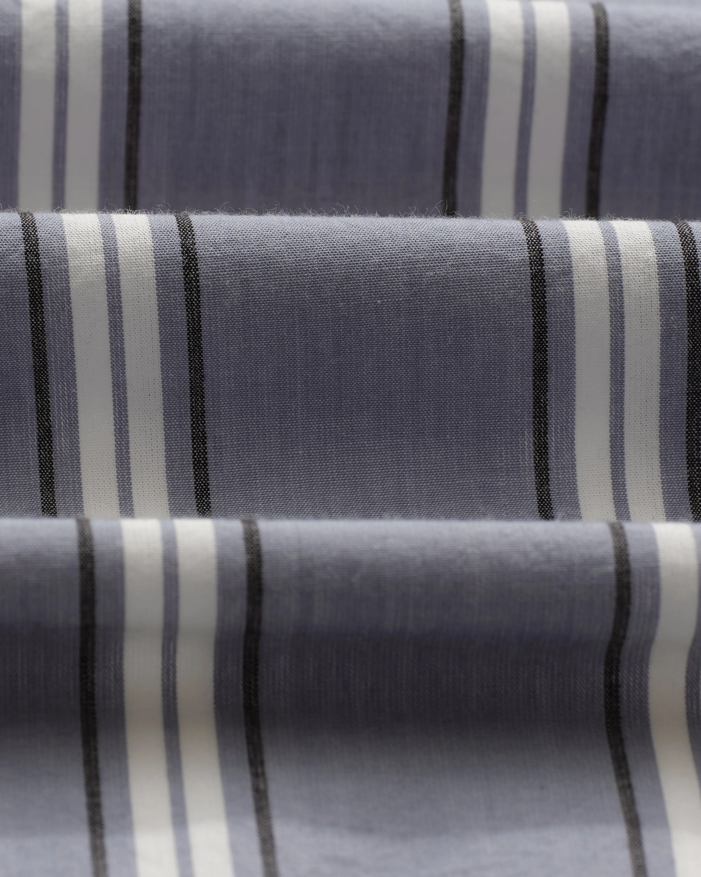 Hutton - Blue And Ecru Oxford Stripe Lounge Trouser - Image 11