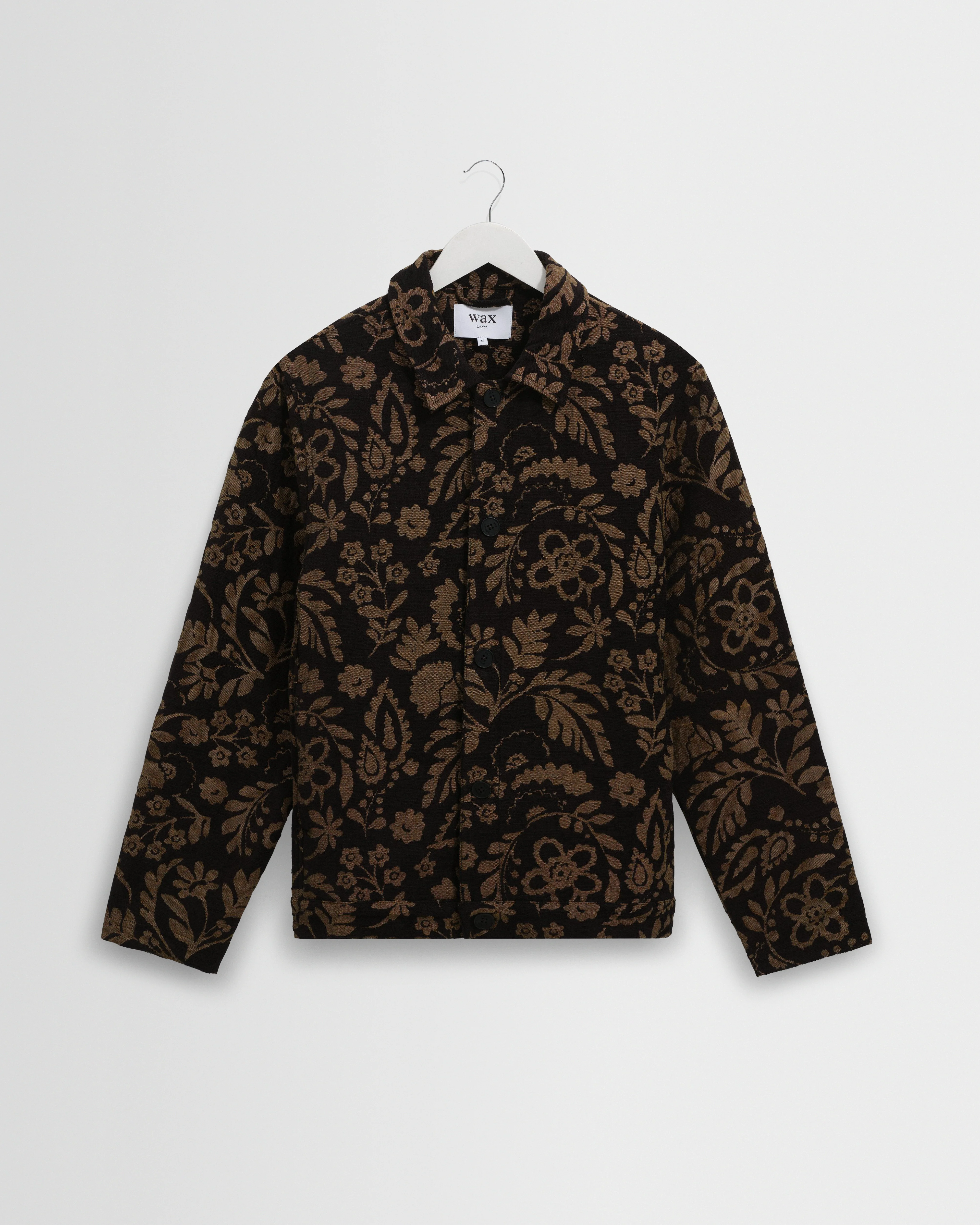 Iggy - Black And Khaki Chenille Jacquard Jacket
