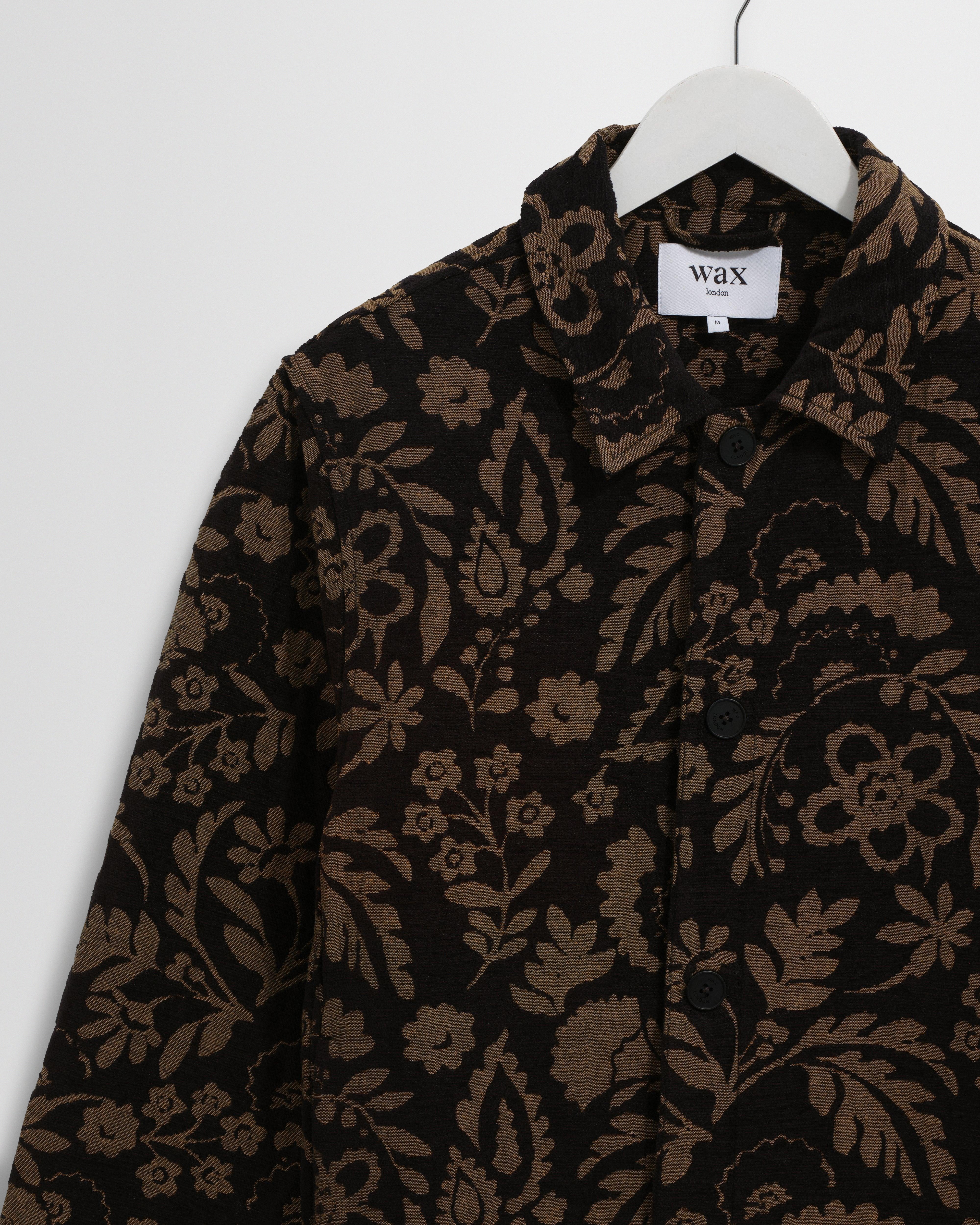 Iggy - Black And Khaki Chenille Jacquard Jacket - Image 7