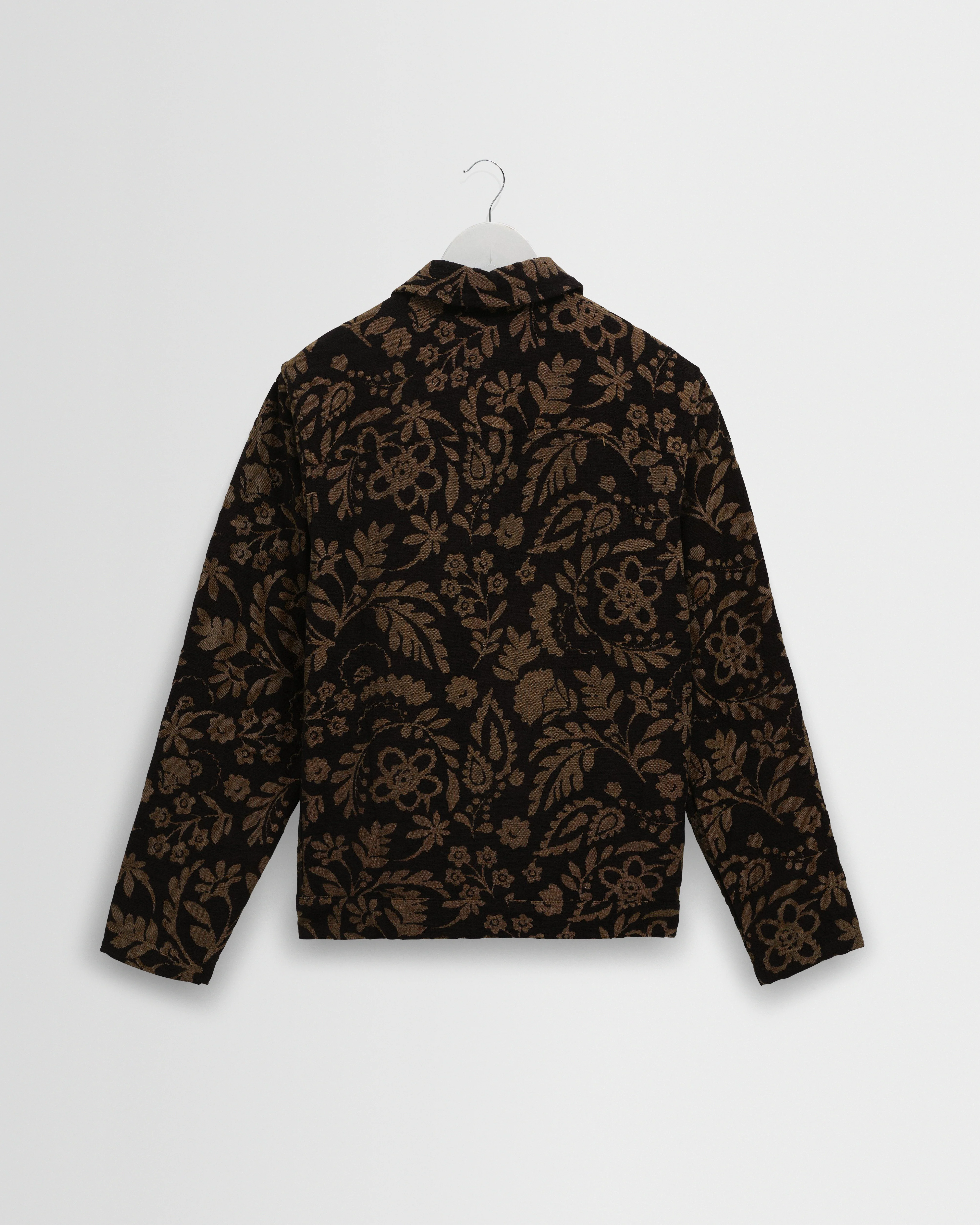 Iggy - Black And Khaki Chenille Jacquard Jacket - Image 8
