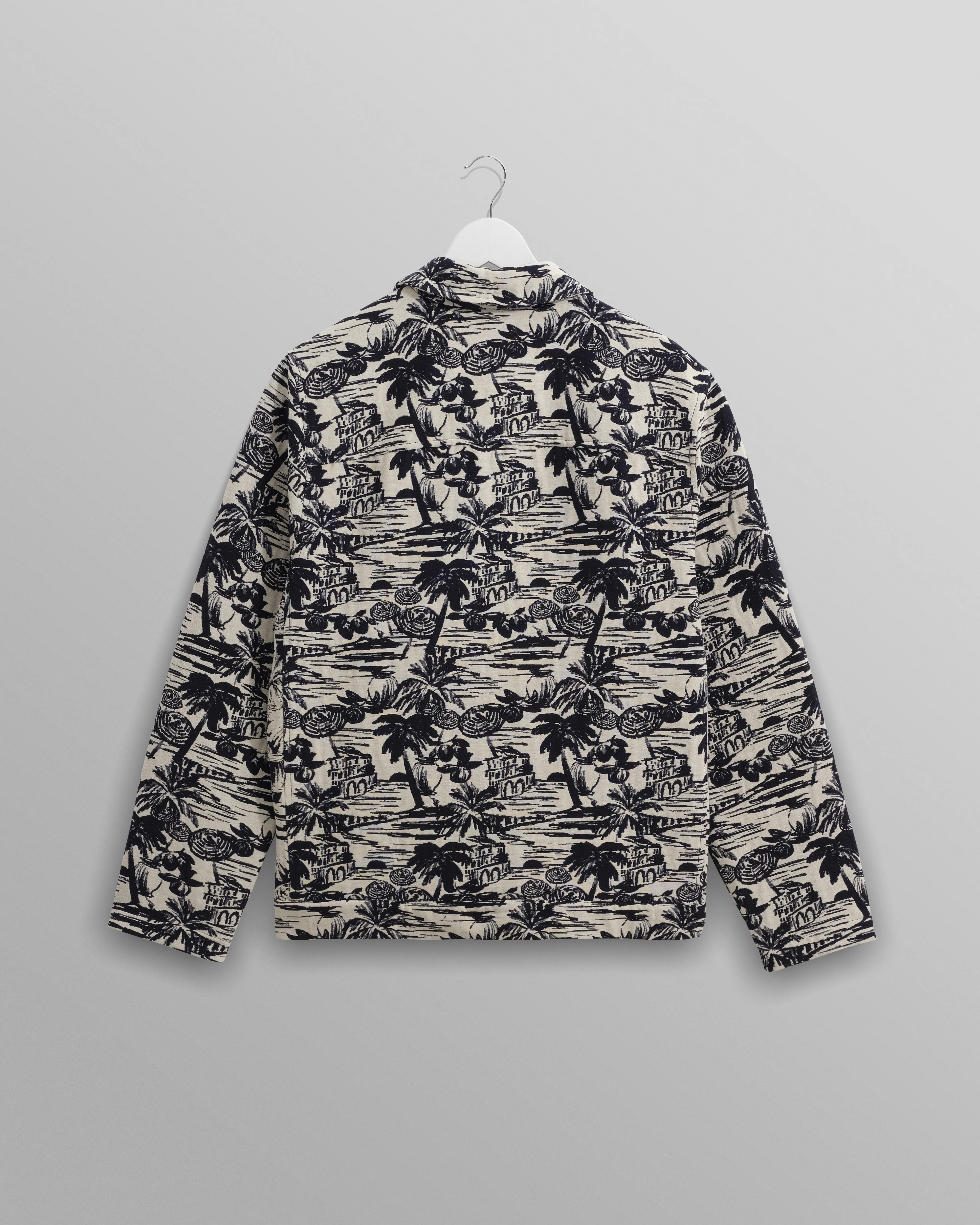 Iggy - Navy And Ecru Beach Jacquard Jacket - Image 10