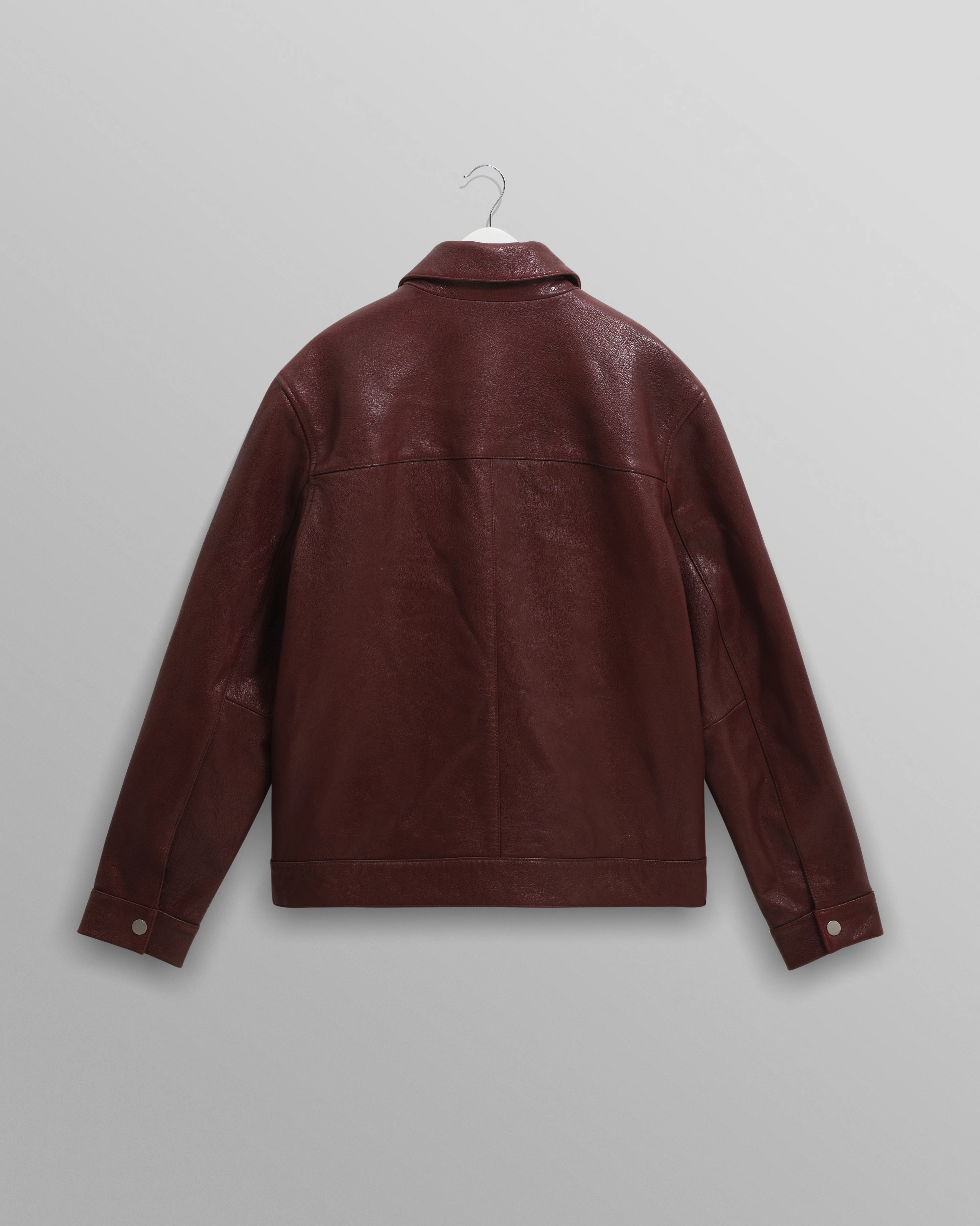 Kendal - Cherry Leather Jacket - Image 10