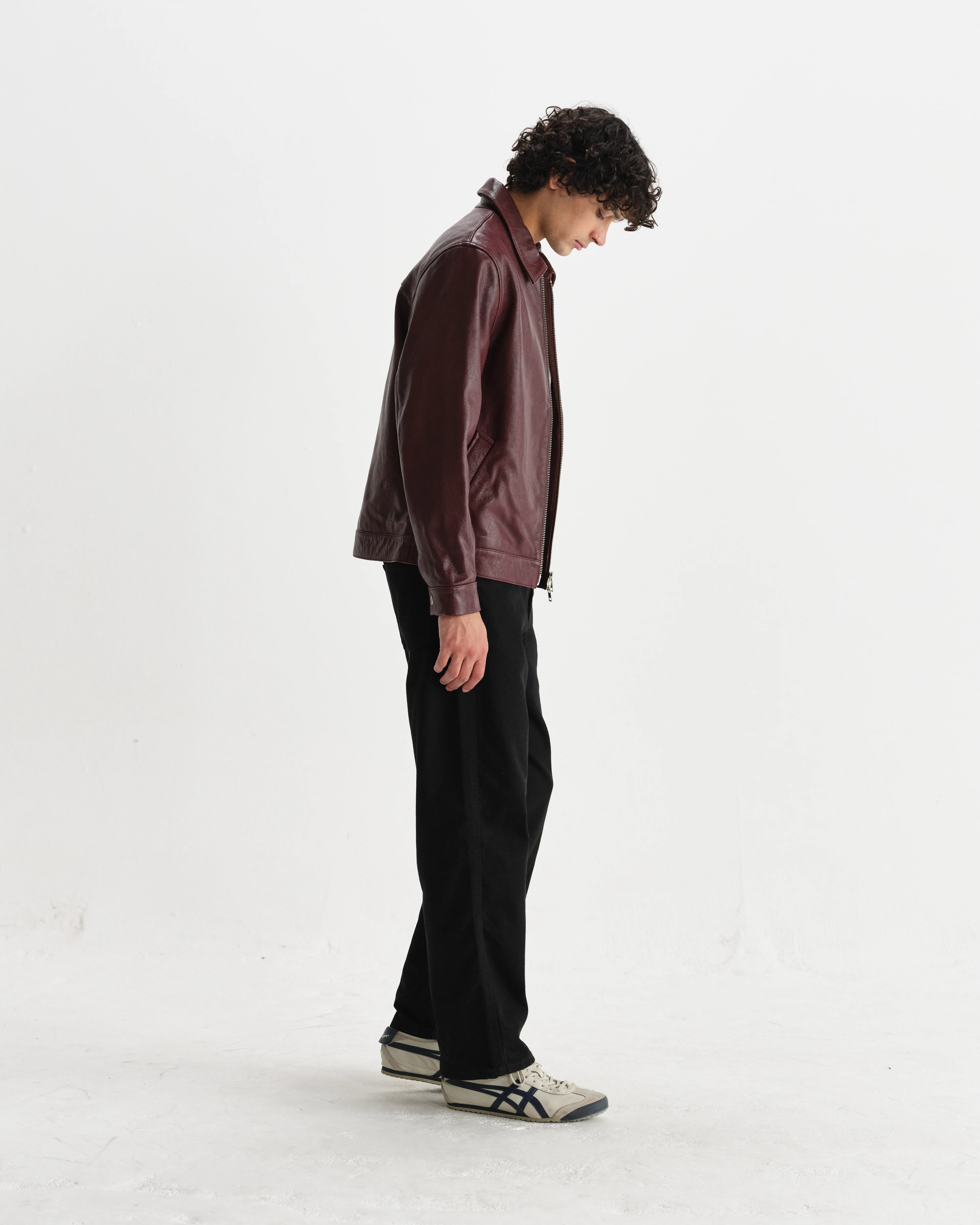 Kendal - Cherry Leather Jacket - Image 7