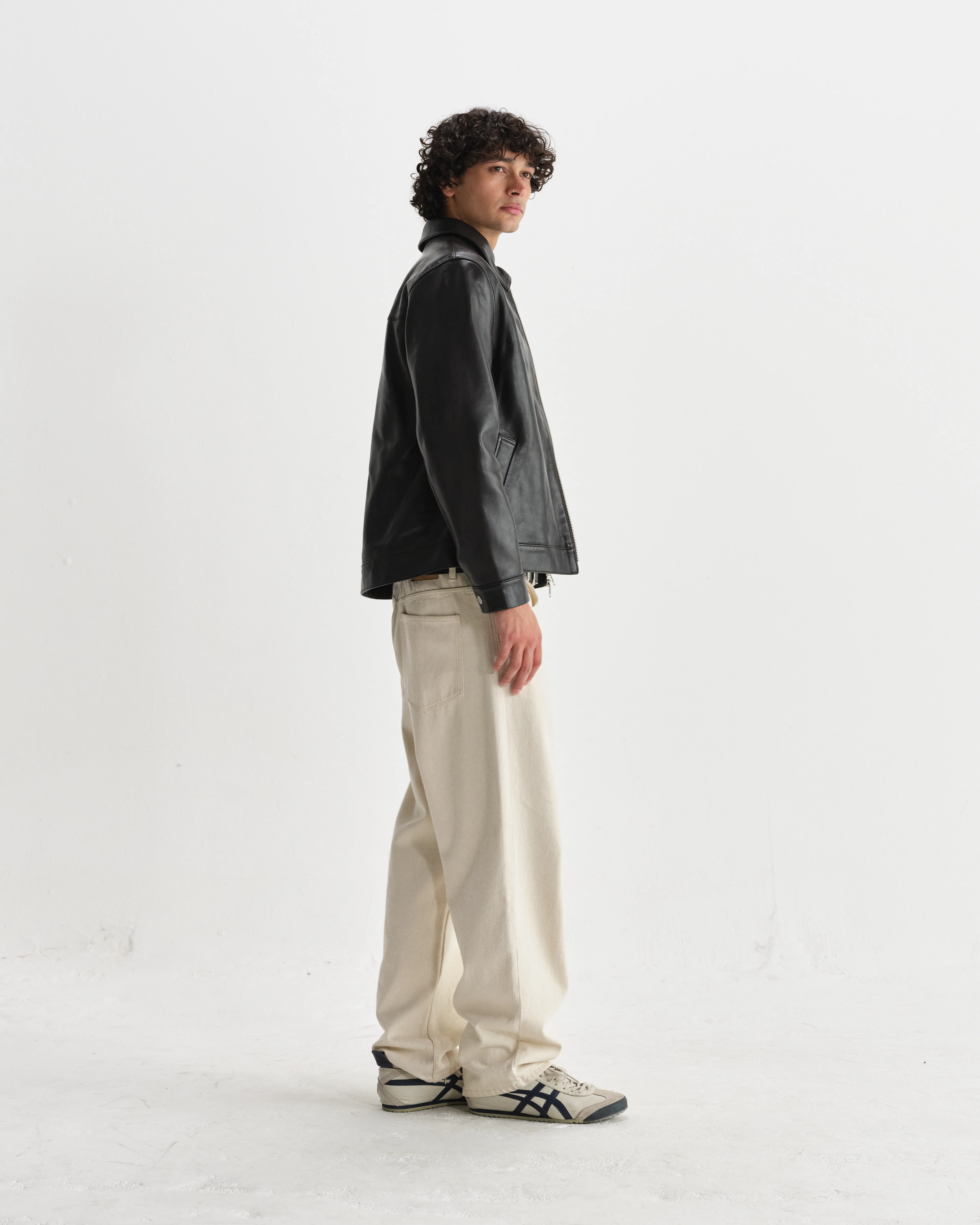 Kendal - Dark Brown Lamb Leather Flight Jacket - Image 8