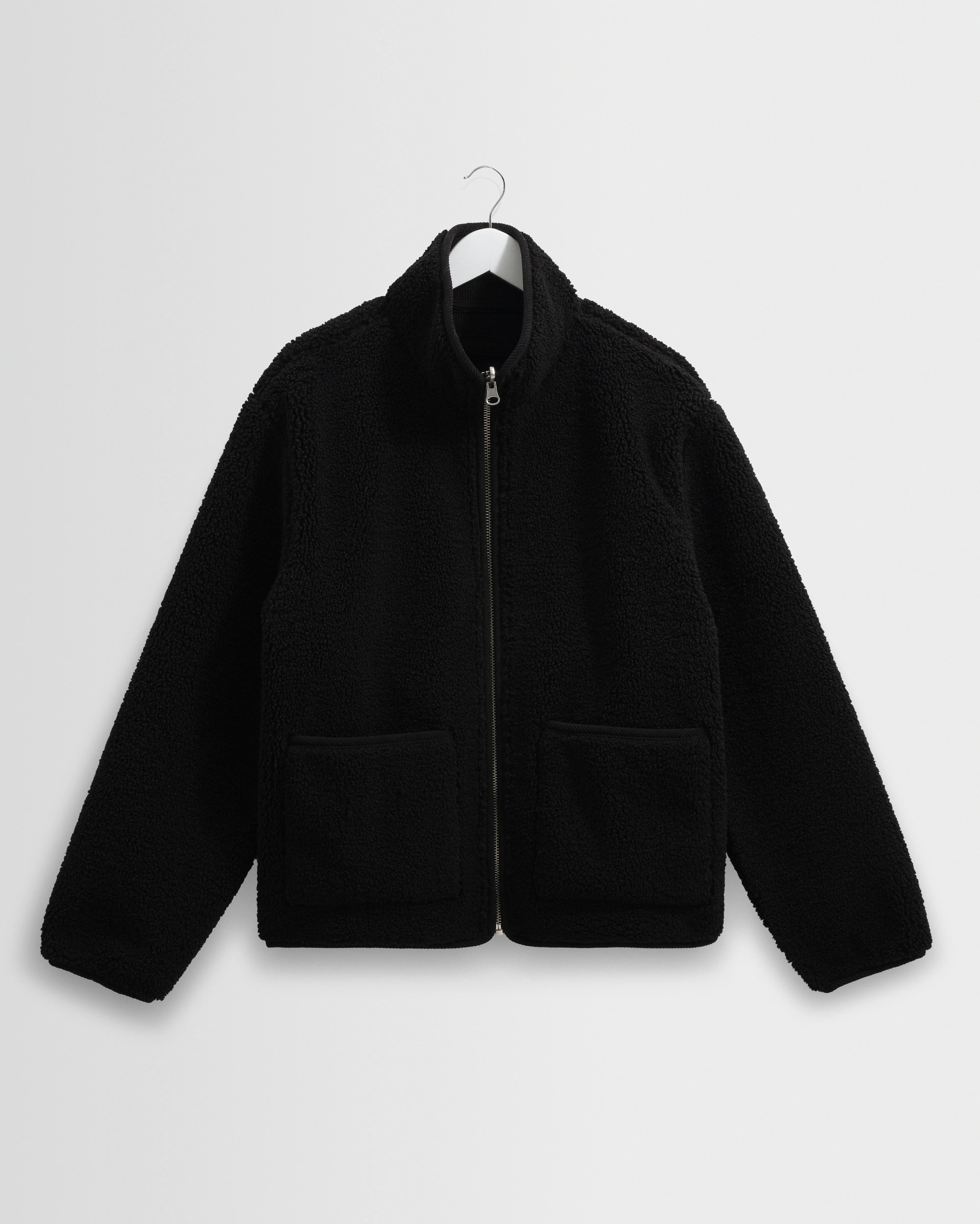 Killick - Black Reversible Corduroy Borg Jacket