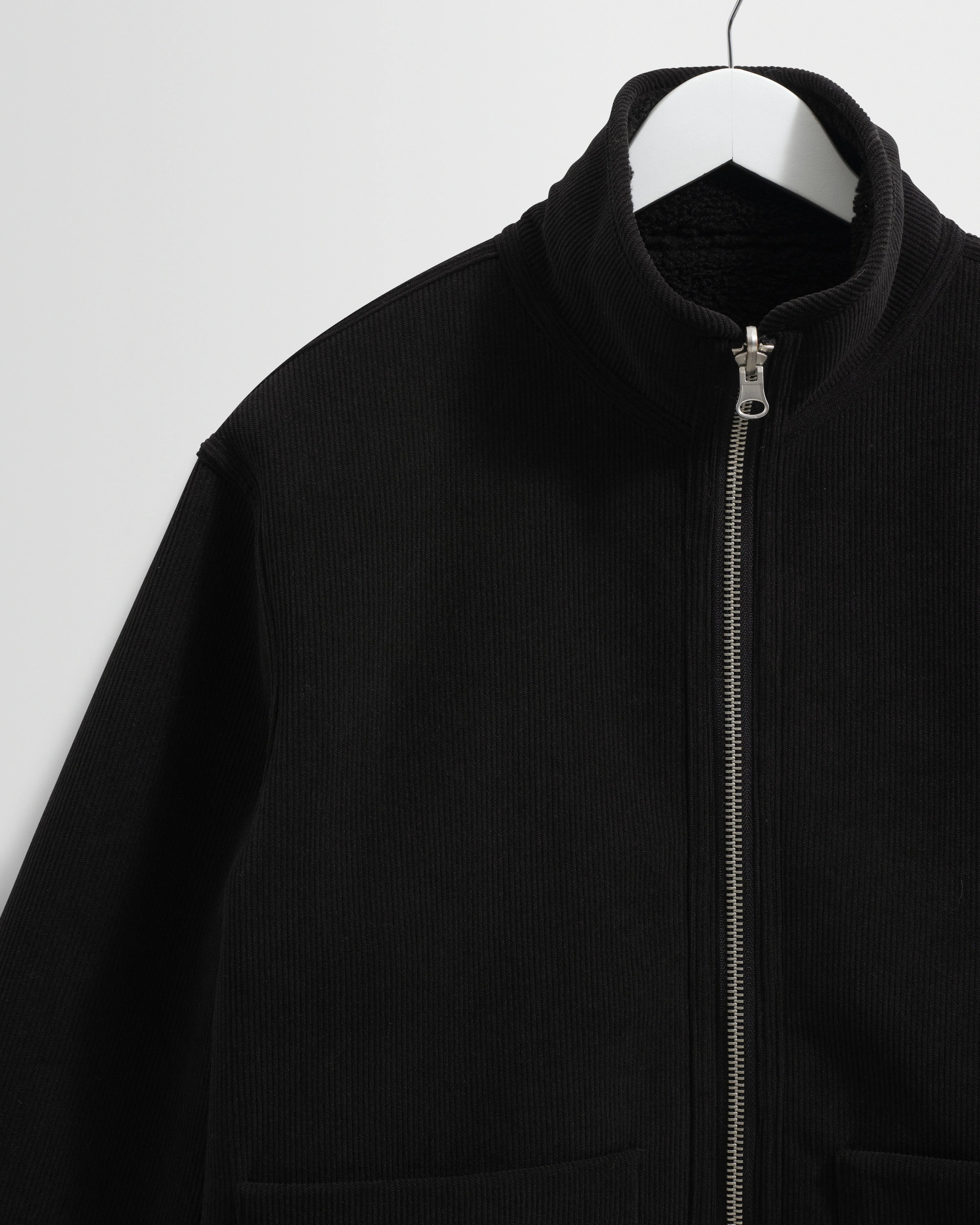 Killick - Black Reversible Corduroy Borg Jacket - Image 9