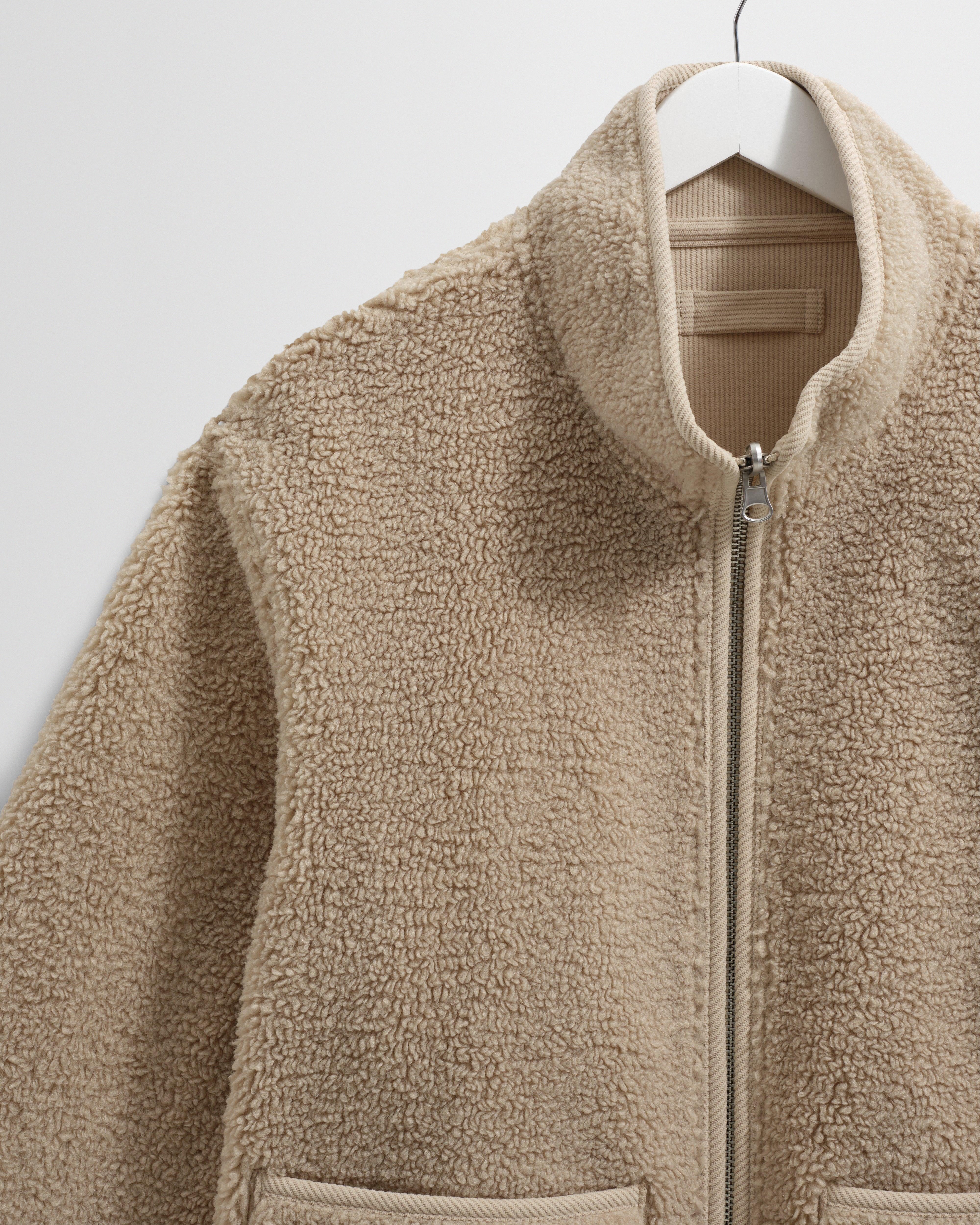 Killick - Natural Reversible Corduroy Borg Jacket - Image 10