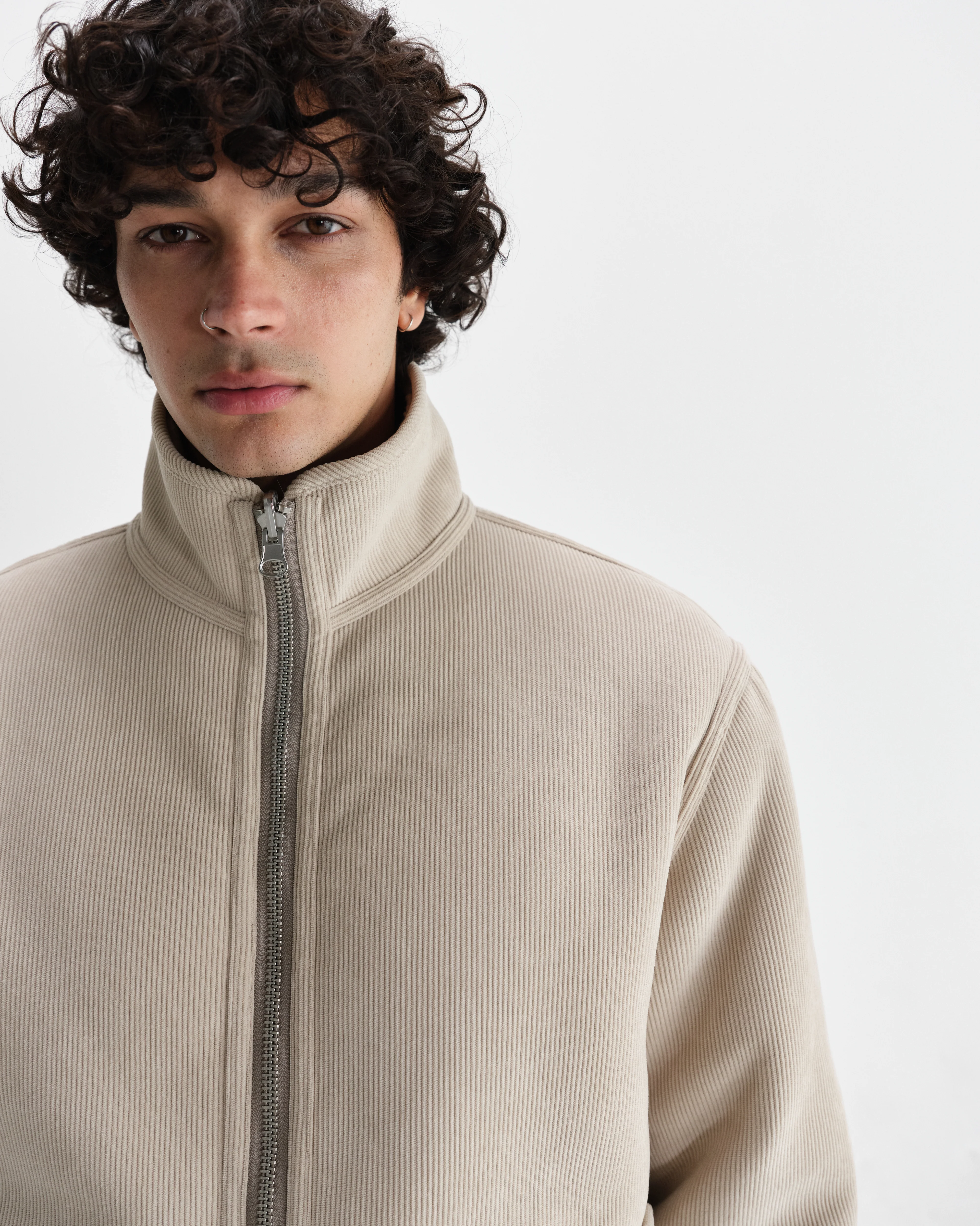 Killick - Natural Reversible Corduroy Borg Jacket - Image 4