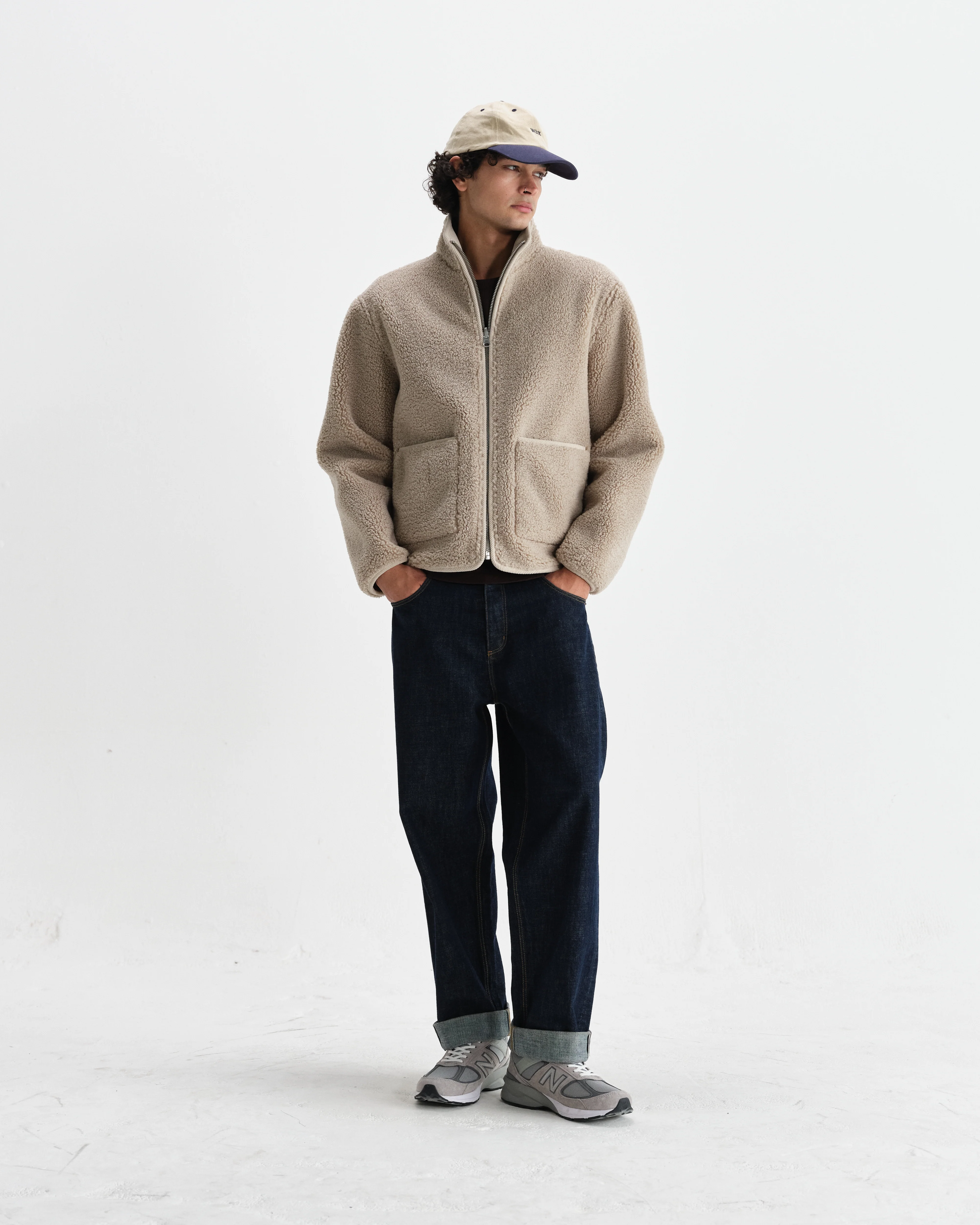 Killick - Natural Reversible Corduroy Borg Jacket - Image 5