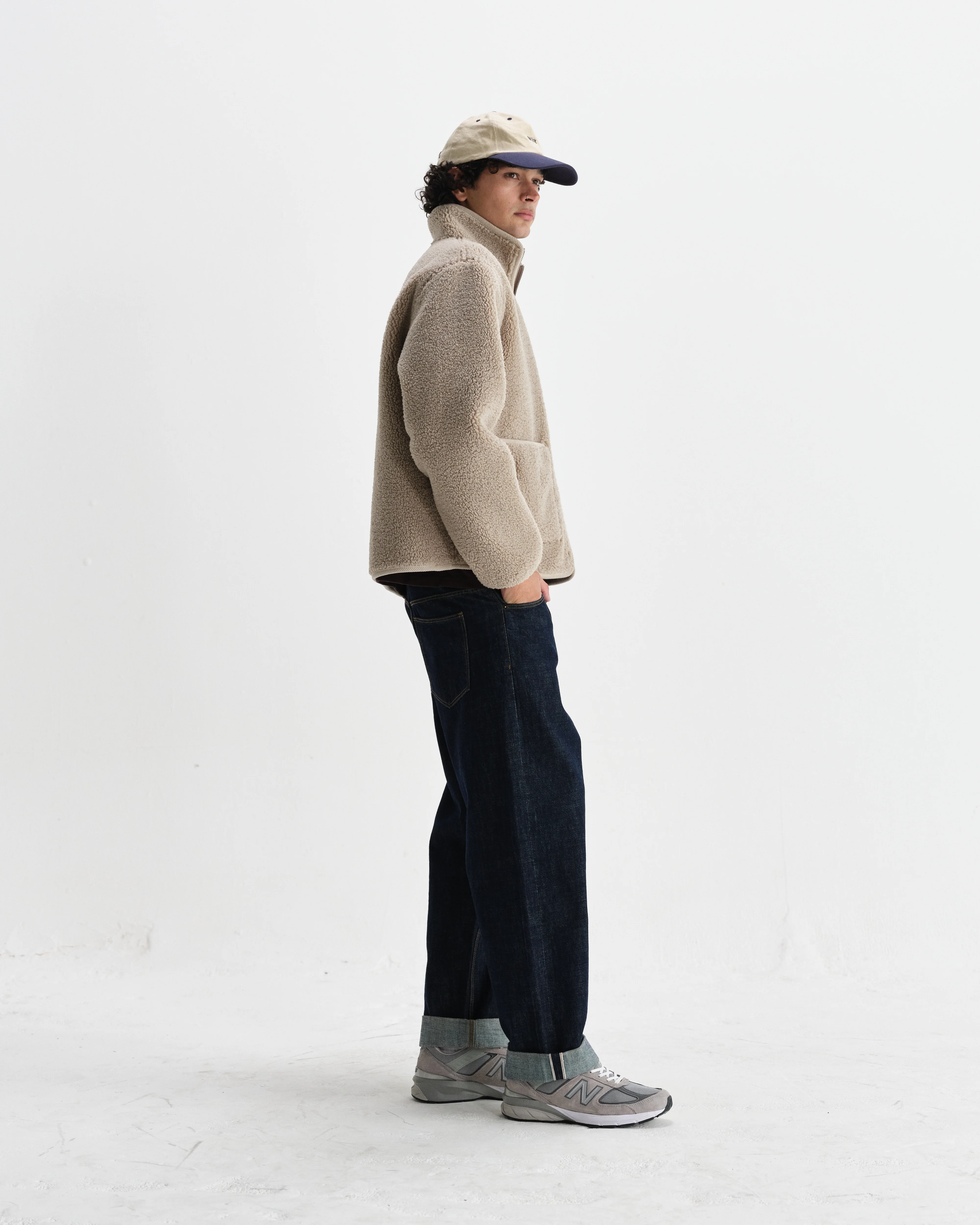 Killick - Natural Reversible Corduroy Borg Jacket - Image 6