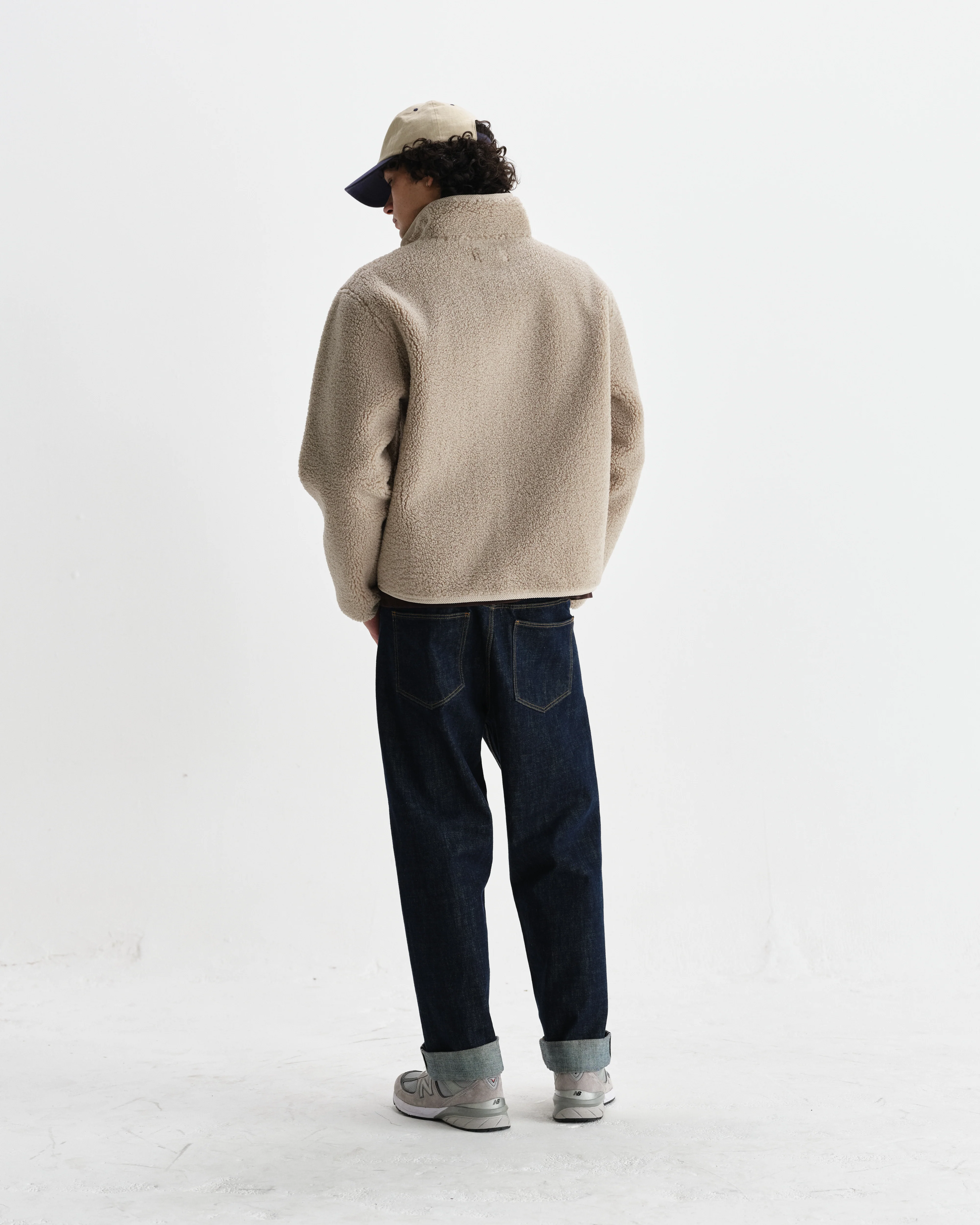 Killick - Natural Reversible Corduroy Borg Jacket - Image 7