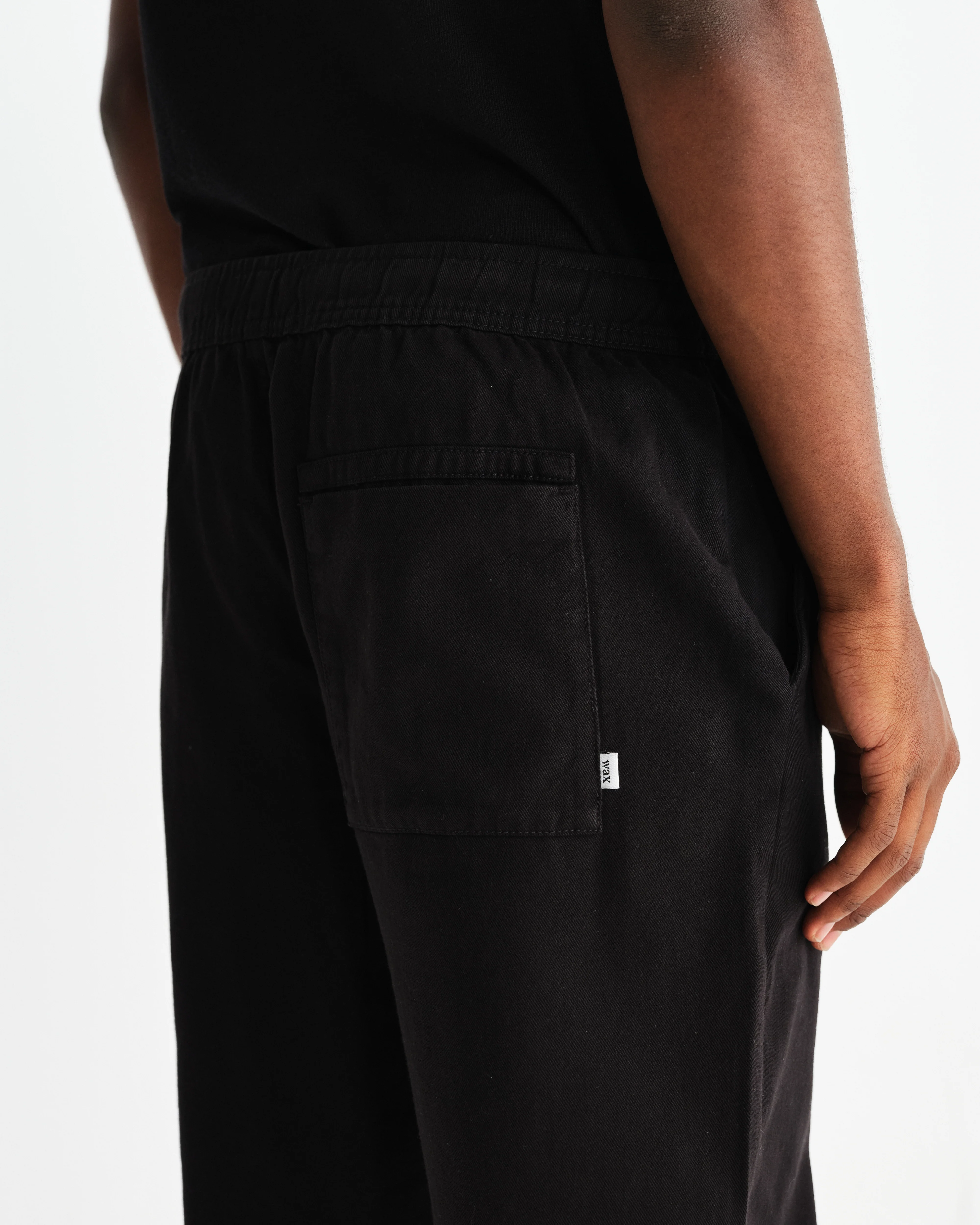 Kurt - Black Organic Cotton Trousers - Image 6
