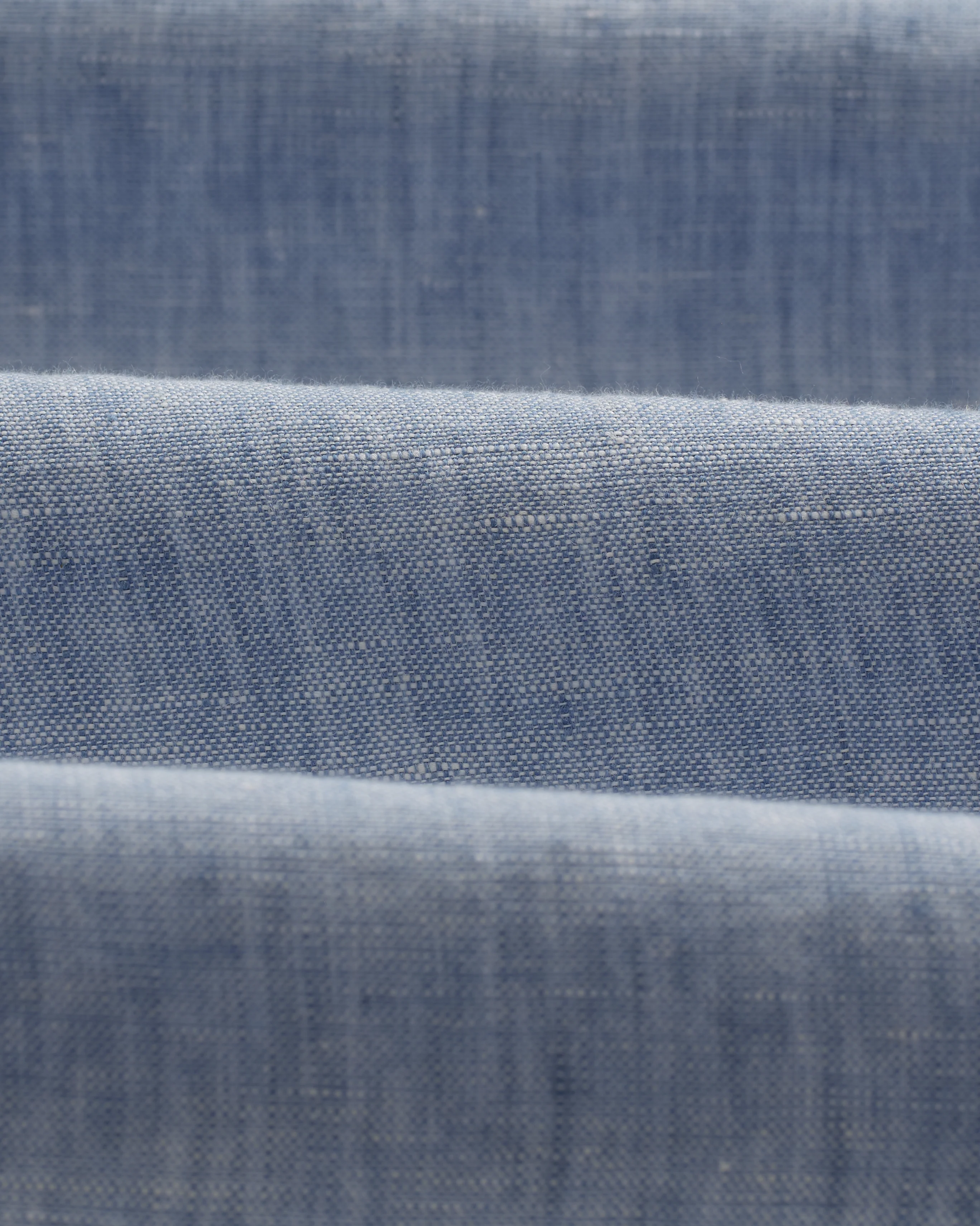 Kurt - Blue Two-Tone Linen Shorts - Image 12