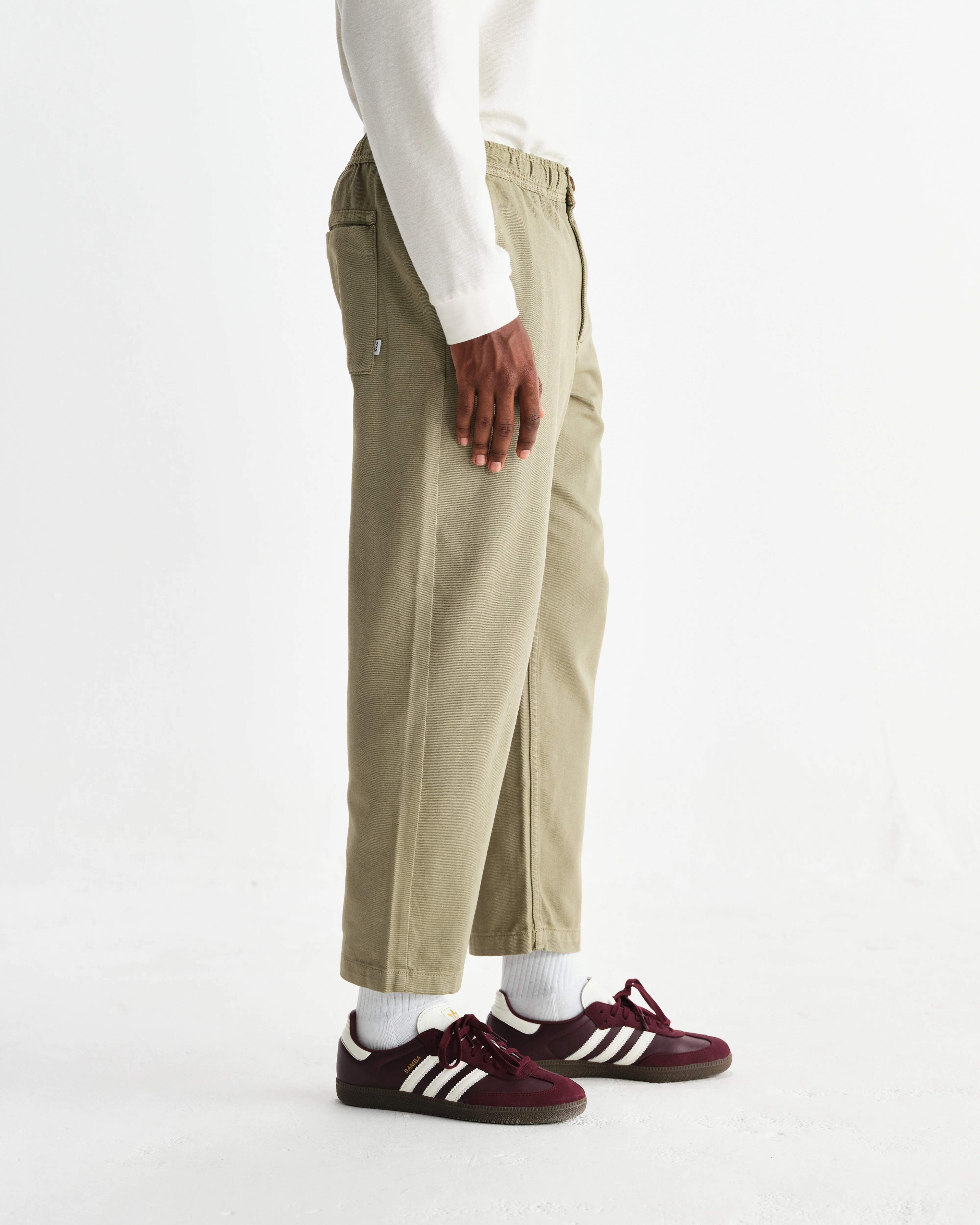 Kurt - Light Khaki Organic Cotton Trousers - Image 4