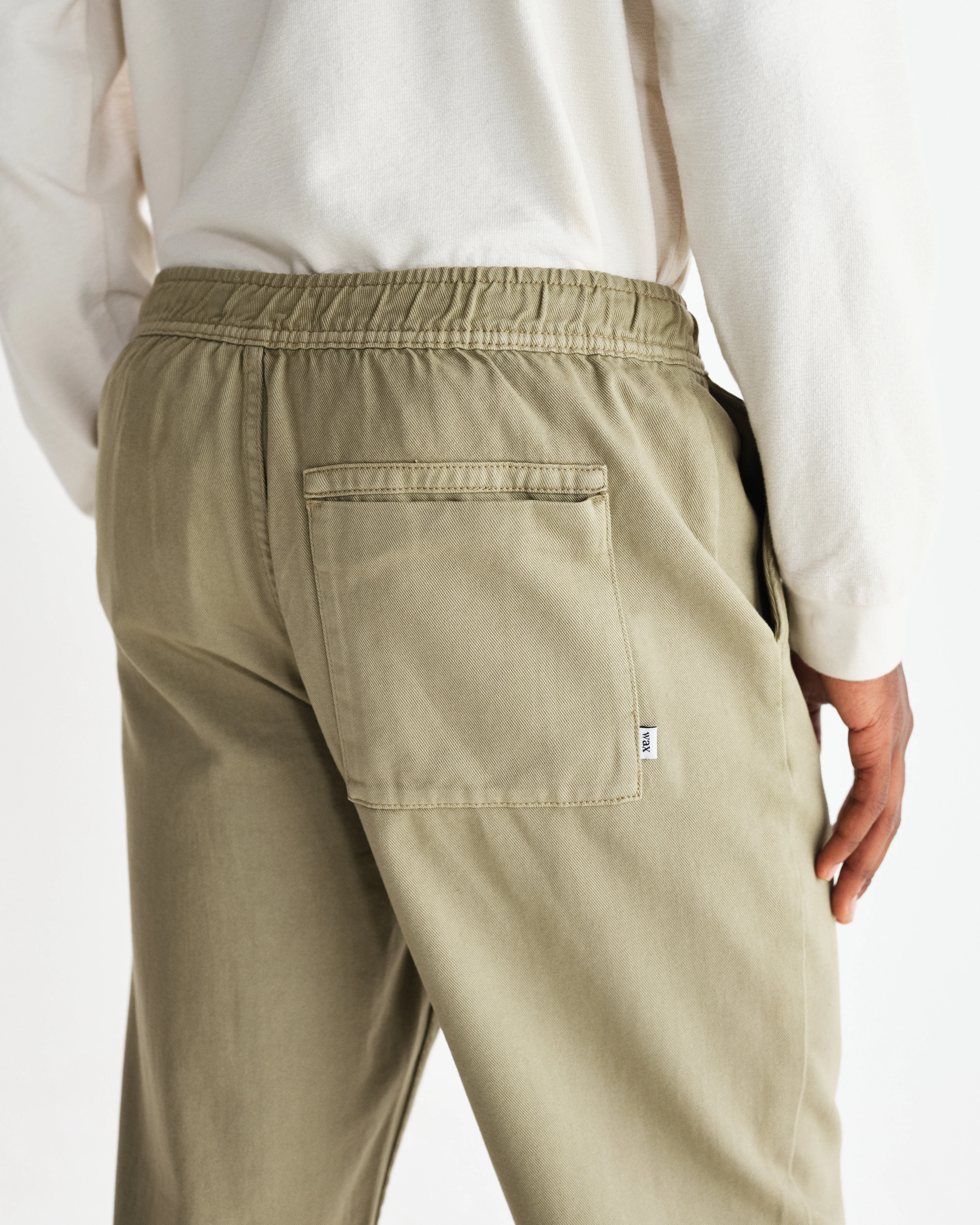Kurt - Light Khaki Organic Cotton Trousers - Image 6