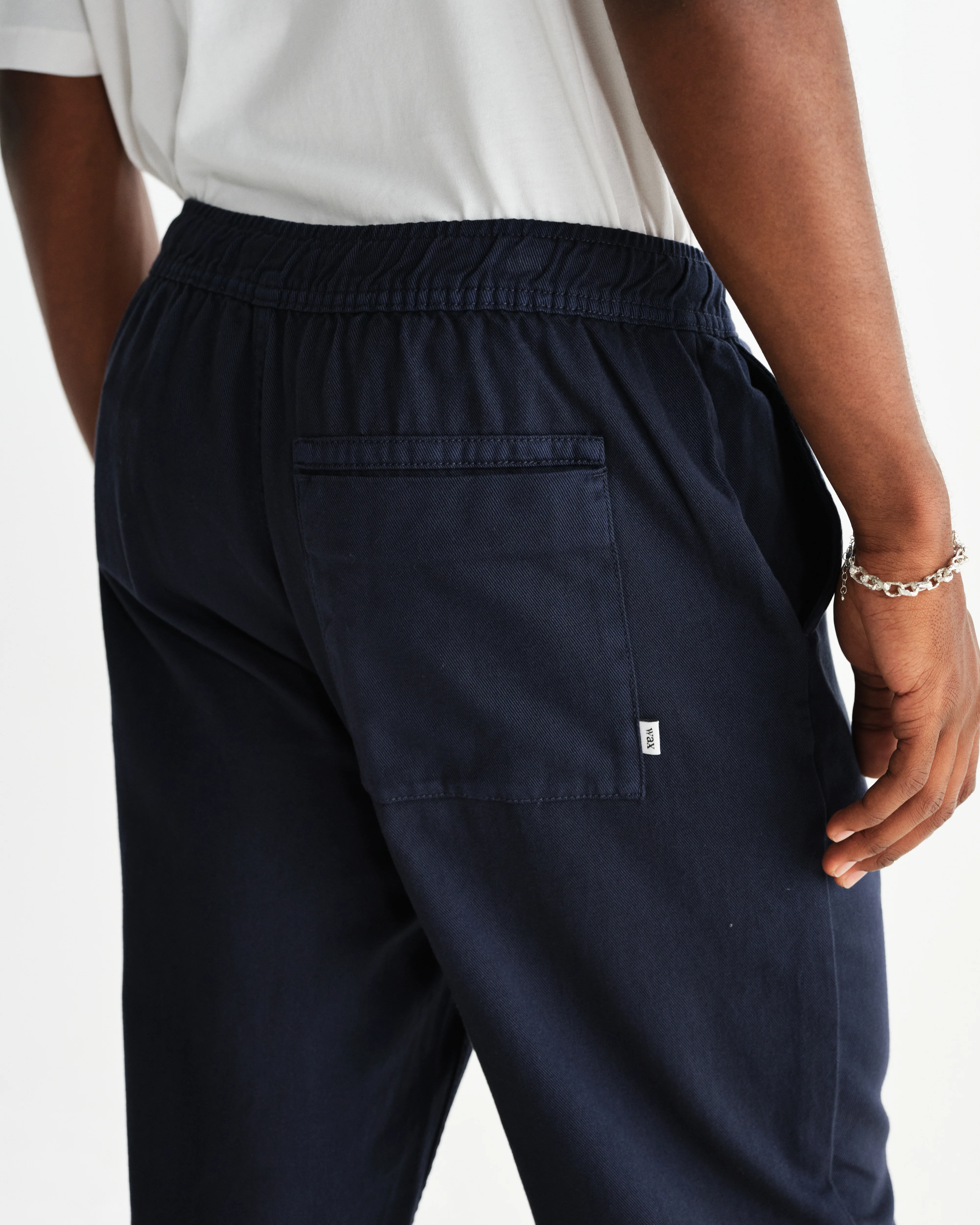 Kurt - Navy Organic Cotton Trousers - Image 6