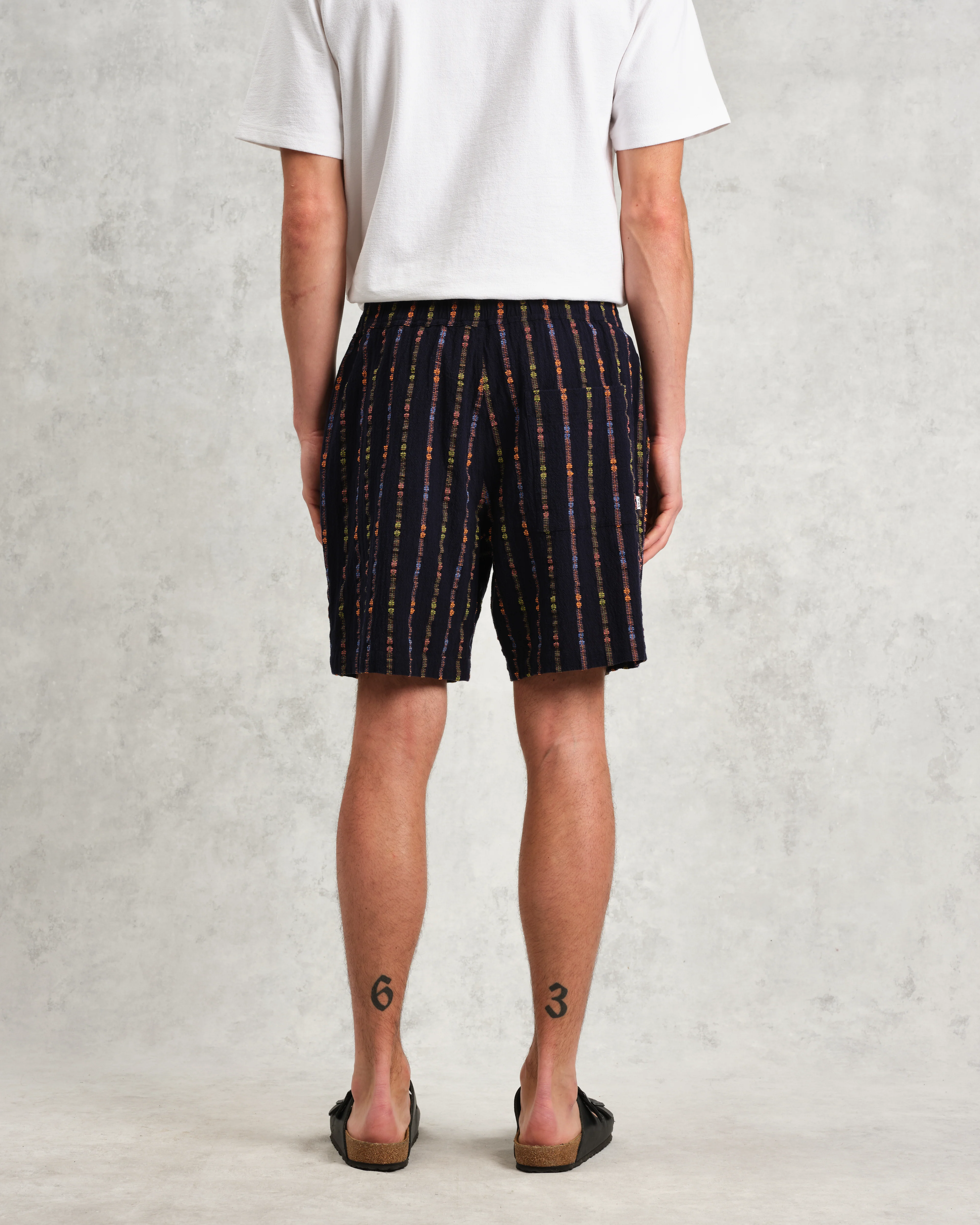 Kurt - Navy Stripe Shorts - Image 6