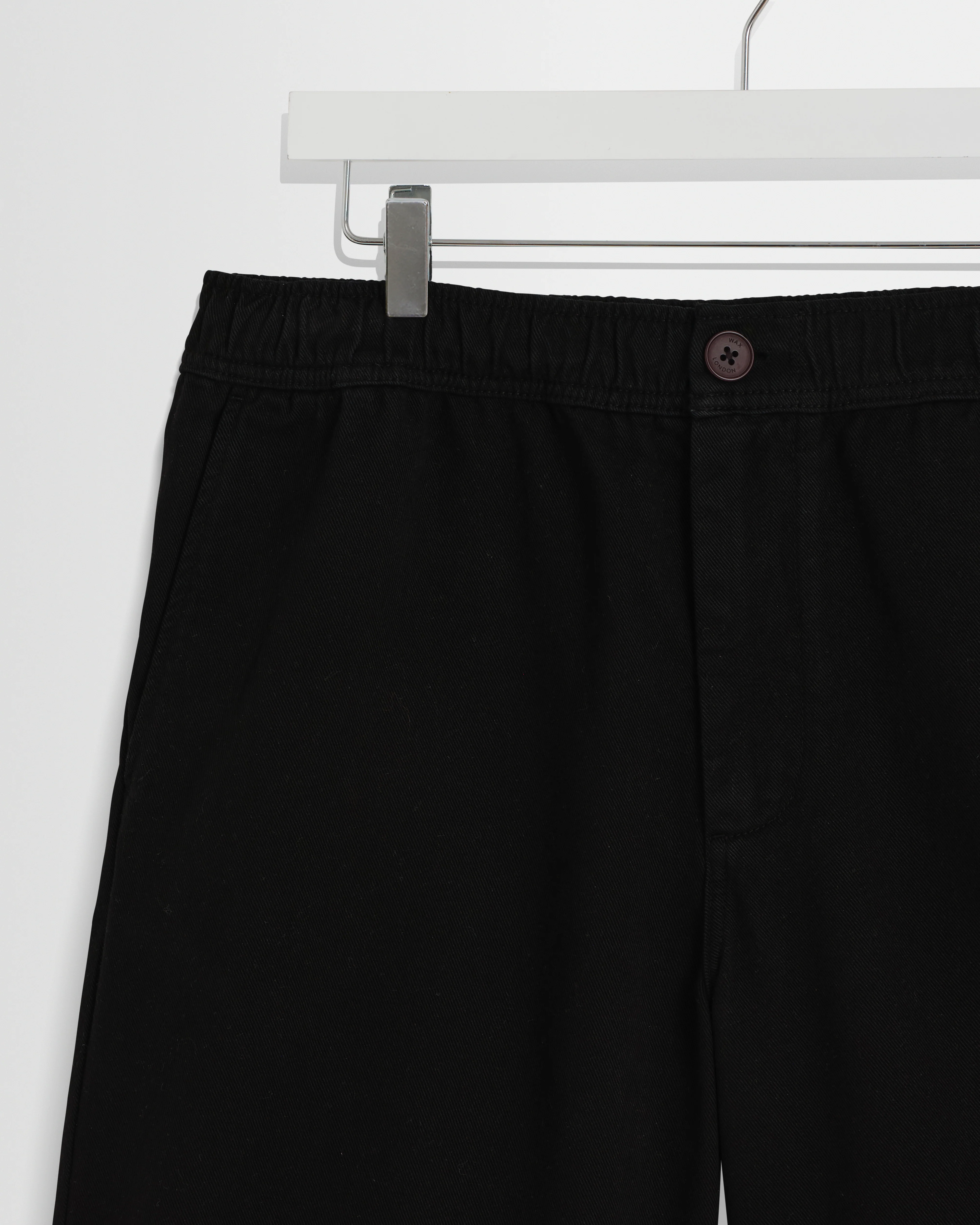 Kyle - Black Organic Cotton Twill Shorts - Image 4