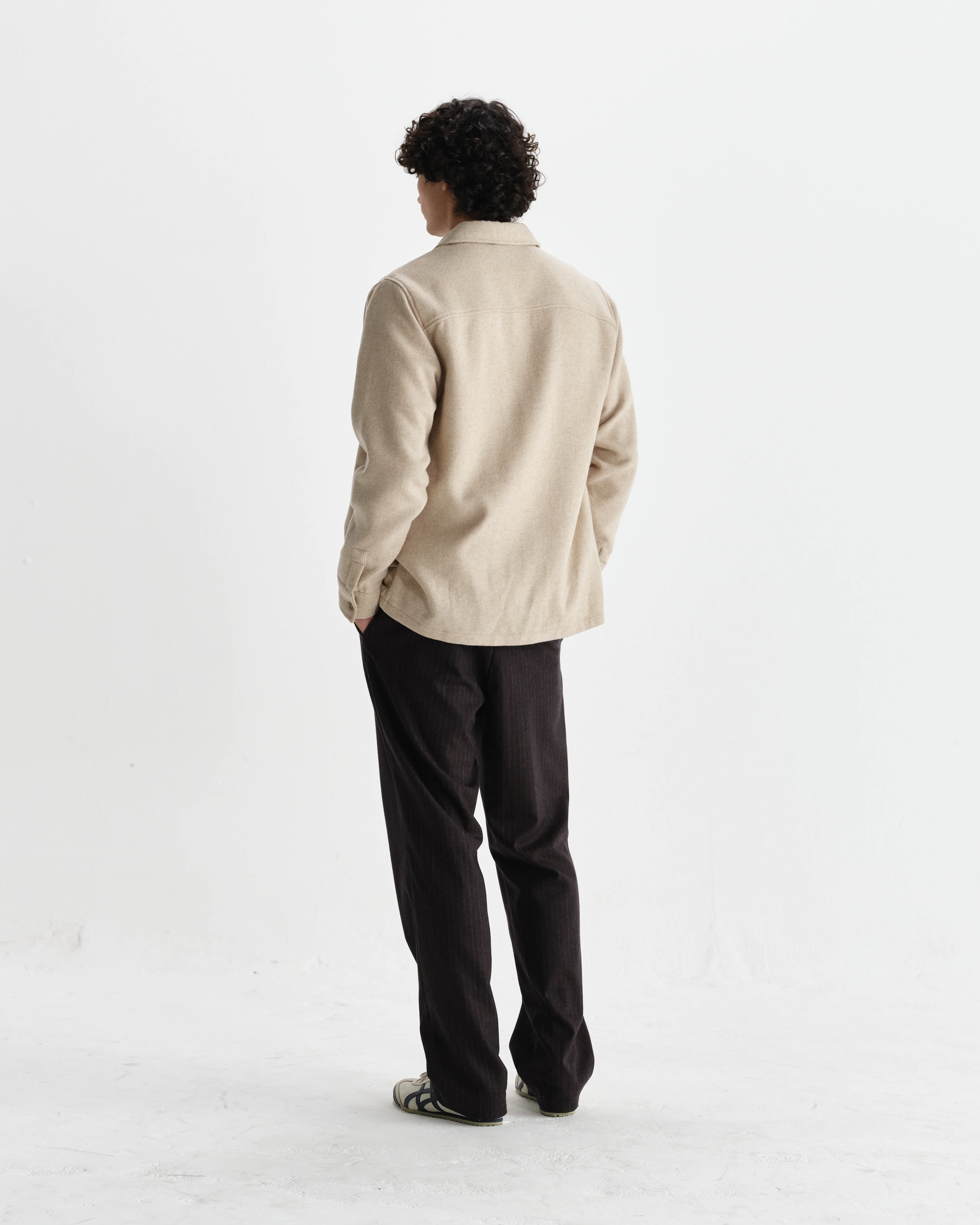 Lomond - Natural Heavy Wool Overshirt - Image 6