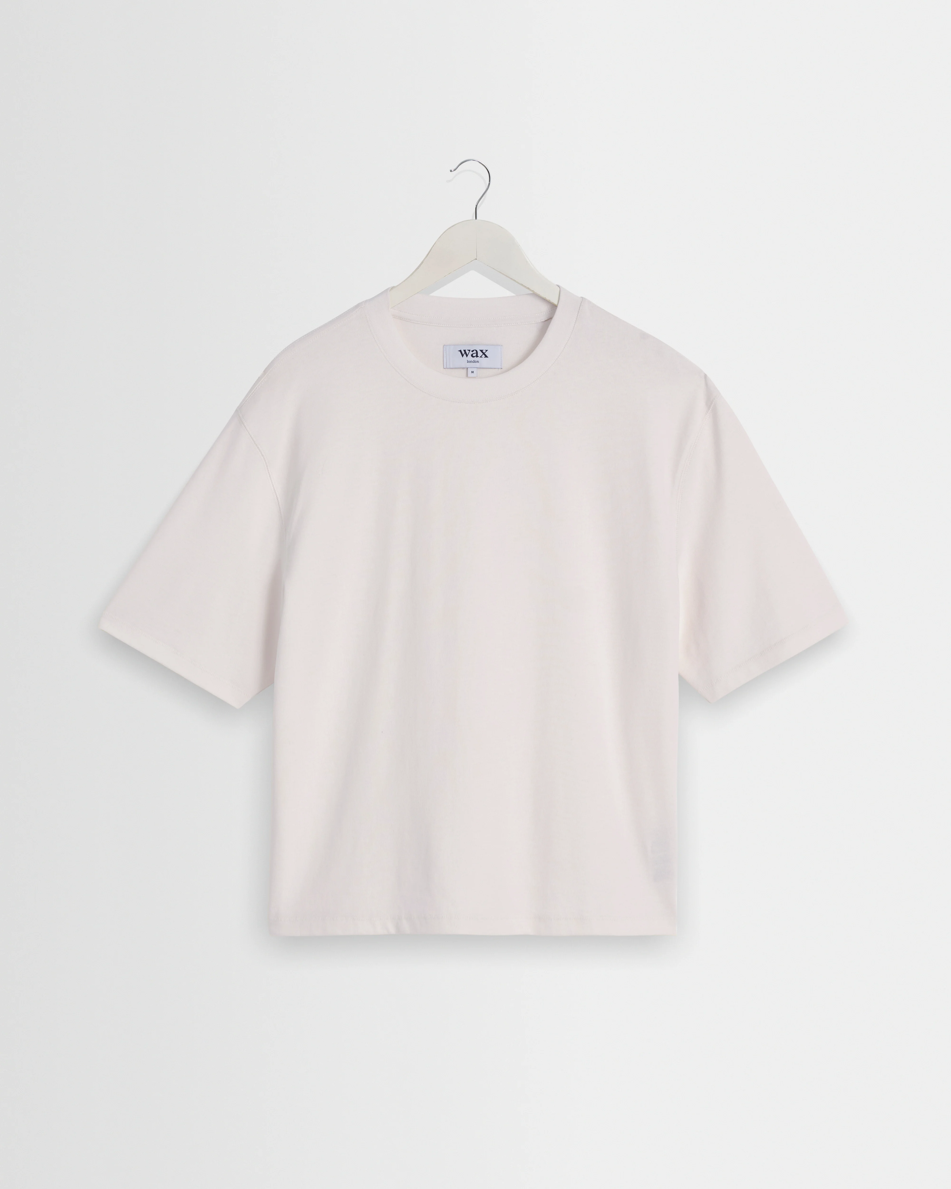 Mark - Off White Compact Cotton Cropped T-Shirt